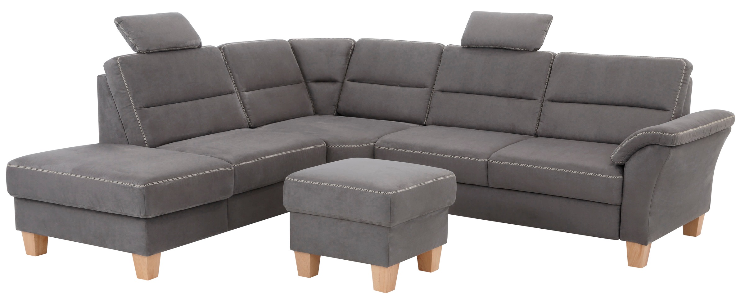 Home affaire Ecksofa »Soleo L-Form«, komfortabel durch Trapezecke mit Relax günstig online kaufen