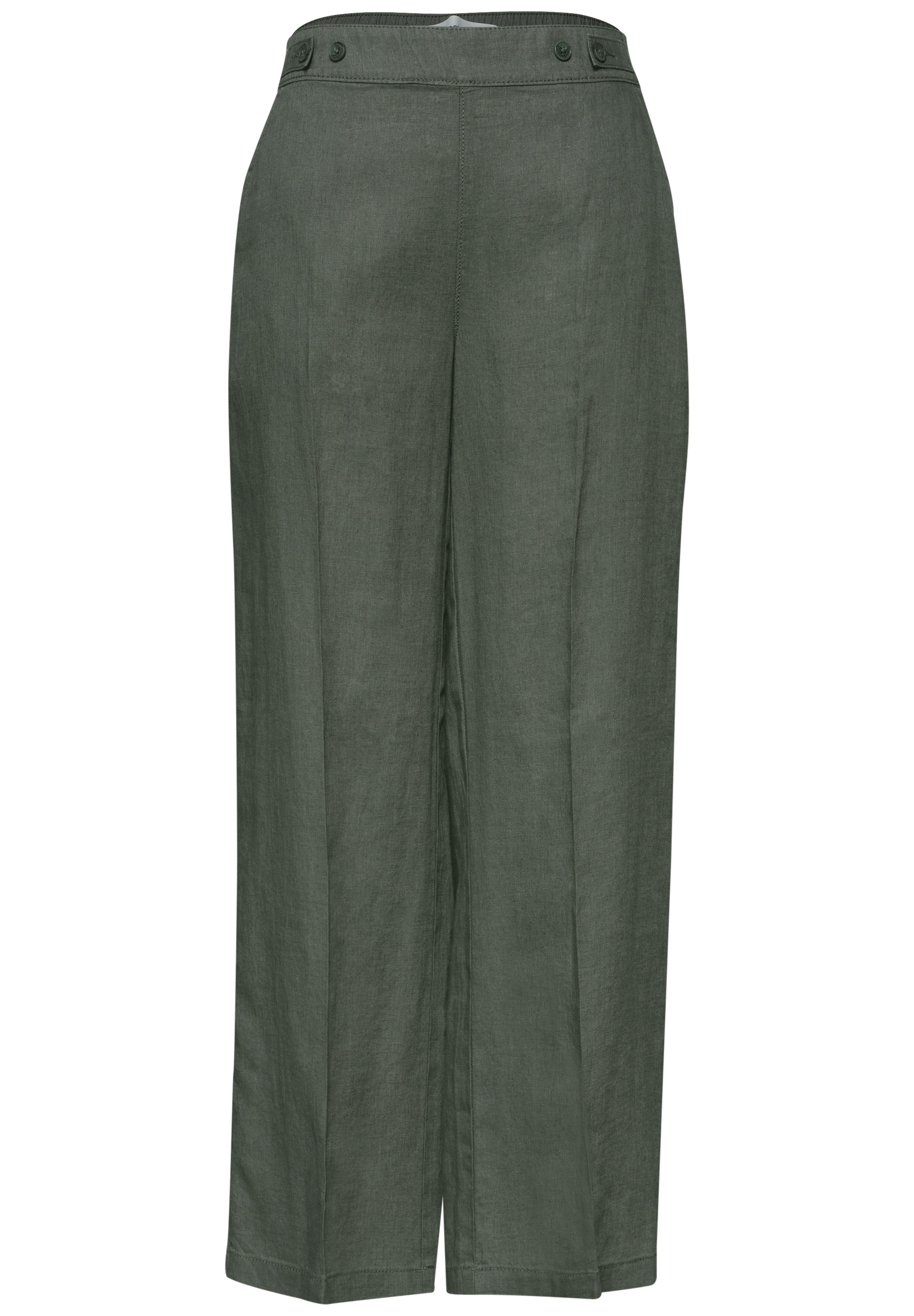 STREET ONE Stoffhose  im Loose Fit und aus Leinen