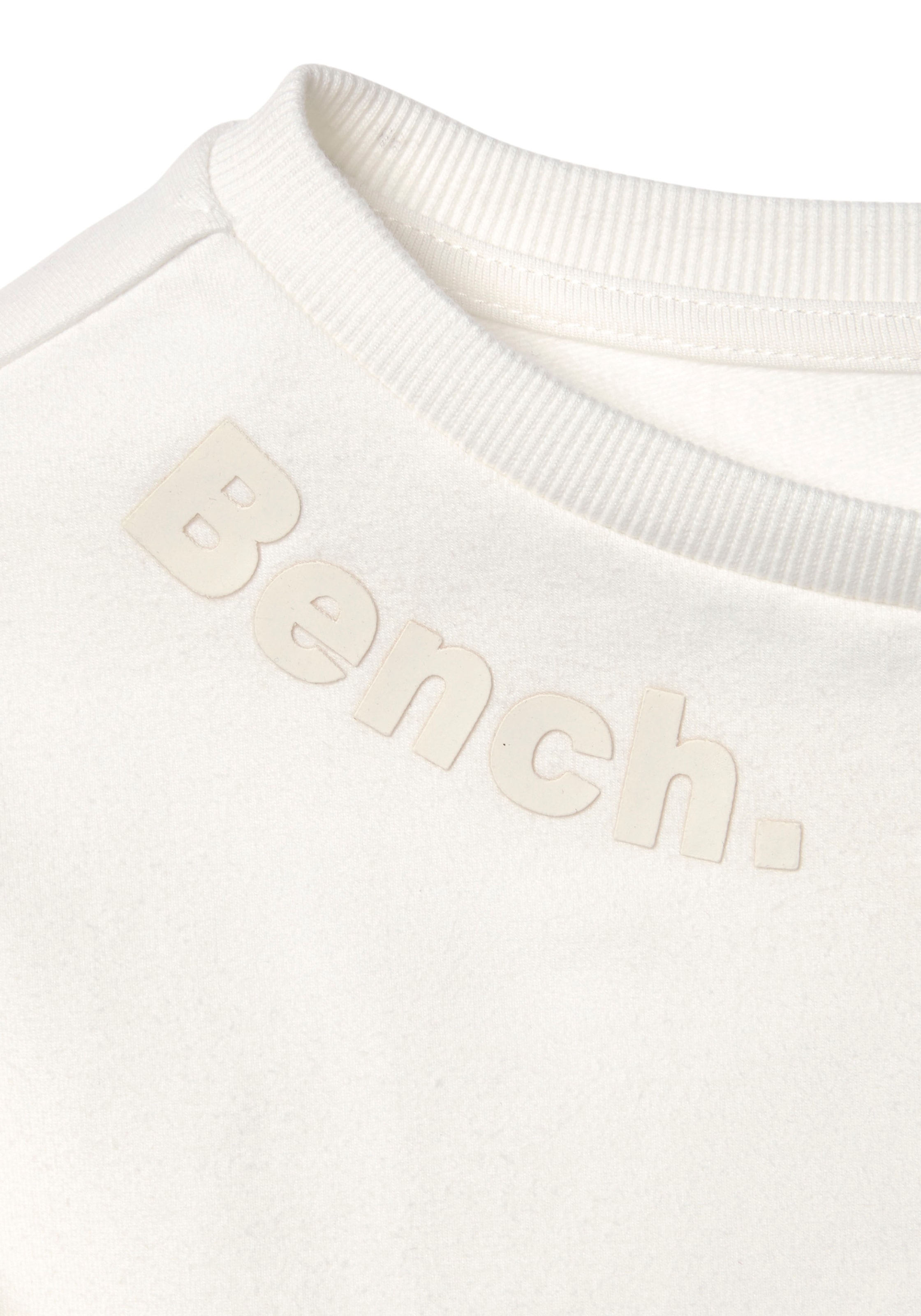 Loungeanzug Loungewear kaufen Sweatshirt, mit Ärmelbündchen, Bench. online gerafften