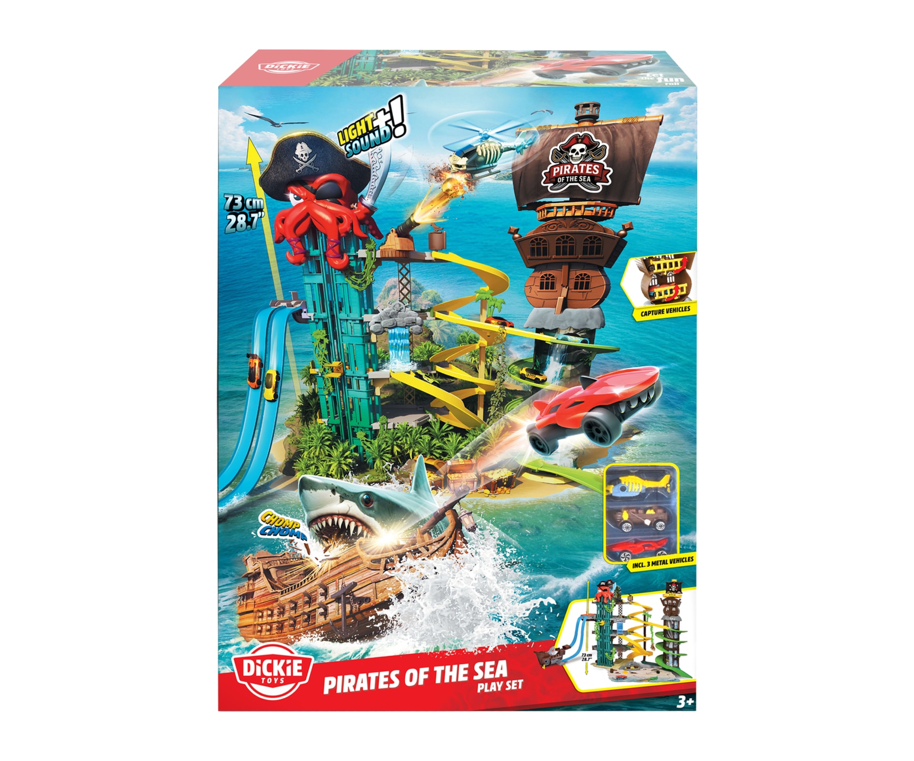 Dickie Toys Spiel-Parkgarage »Pirates of the Sea« mit Licht und Sound
