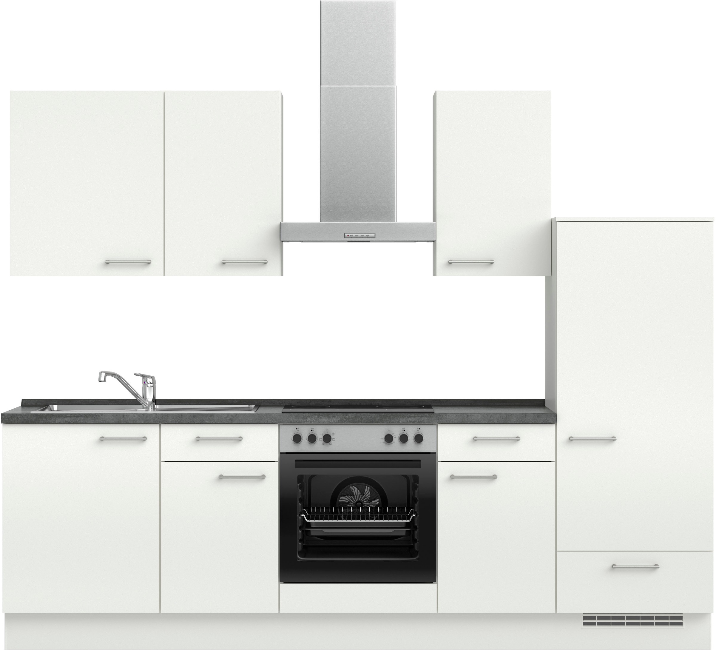 nobilia® Küchenzeile »"Laser I", Ausrichtung wählbar, Breite 270 cm« vormon günstig online kaufen