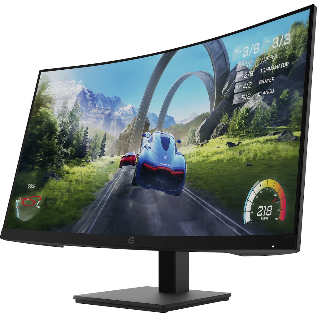 HP Curved-Gaming-Monitor »X32c«, 80 cm/31,5 Zoll, 1920 x 1080 px, Full HD, 1 ms Reaktionszeit, 165 Hz