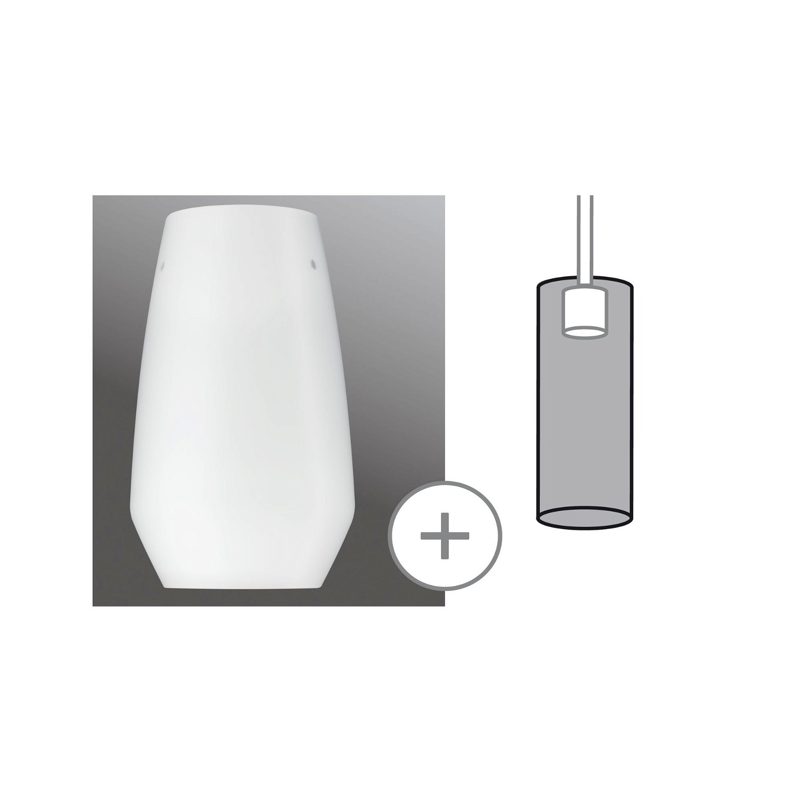 Paulmann Schienensystem-Sets »URail Schirm Vento 2Easy 170mm«