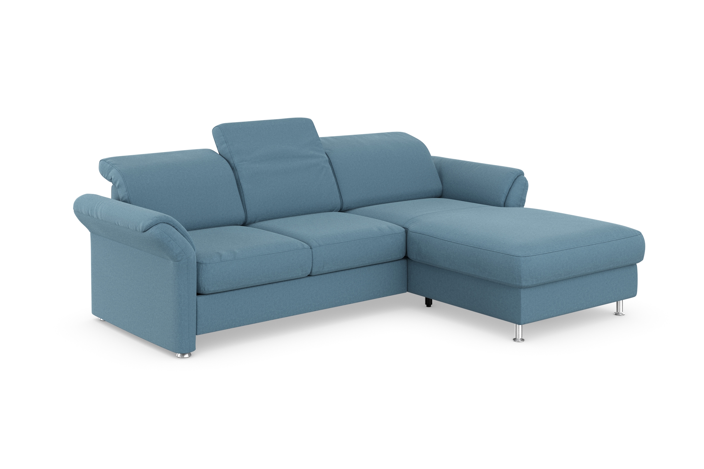 sit&more Ecksofa »Apulia L-Form«, wahlweise Bettfunktion, Bettkasten und Kopf- und Armteilverstellung