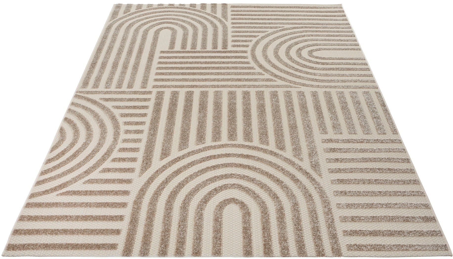 Sanat Teppich »Berlin«, rechteckig, 6 mm Höhe, In -und Outdoor geeignet, Außenbereich, Terrasse, Balkon, auch Läufer