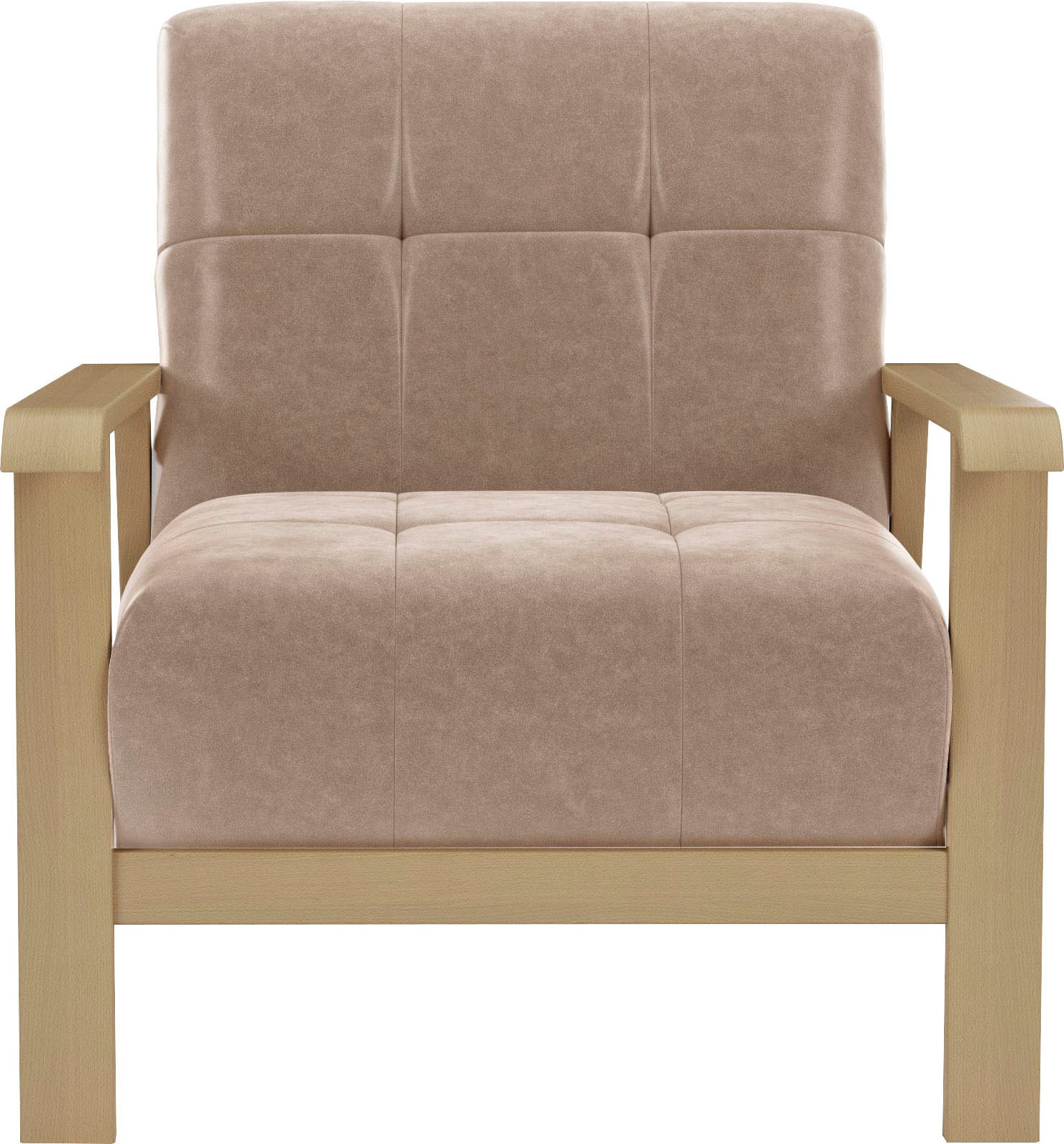 sit&more Sessel »Billund«, Armlehnen aus Buchenholz in natur, verschiedene günstig online kaufen
