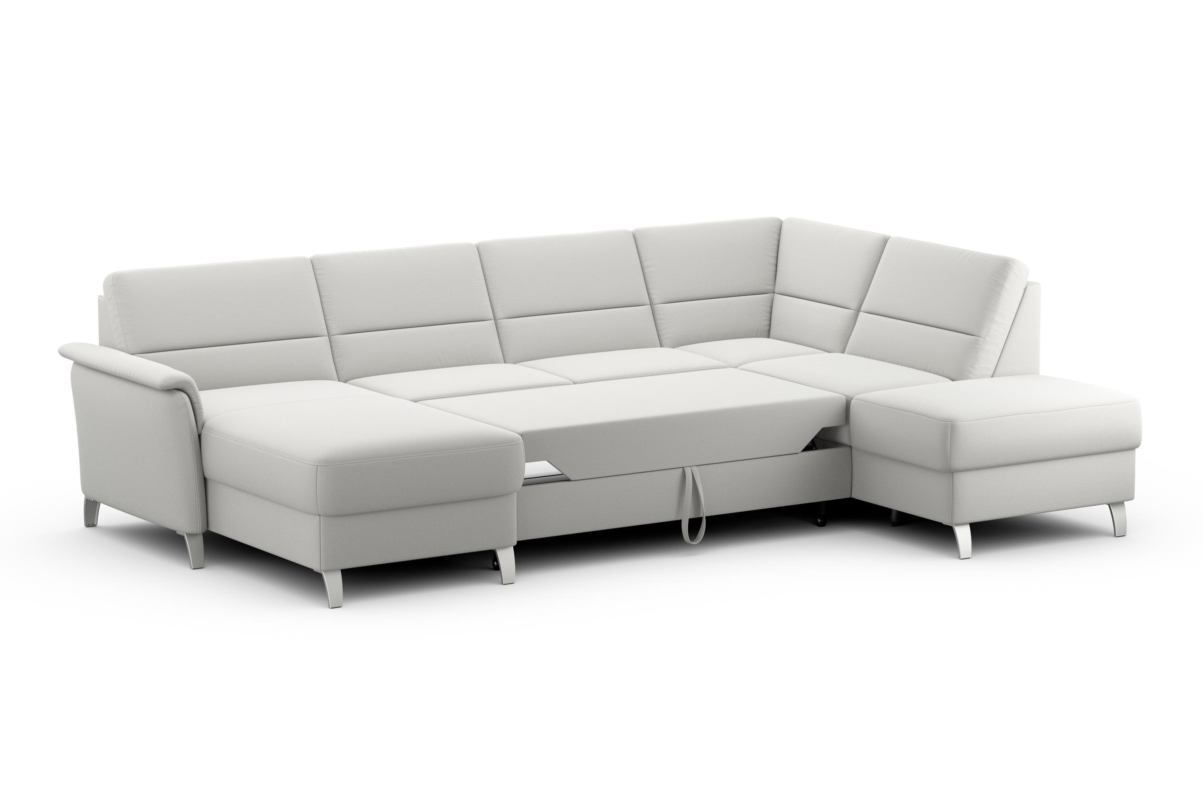 sit&more Wohnlandschaft »Palmera U-Form«, Federkern, wahlweise mit Bettfunktion und mit/ohne Stauraum