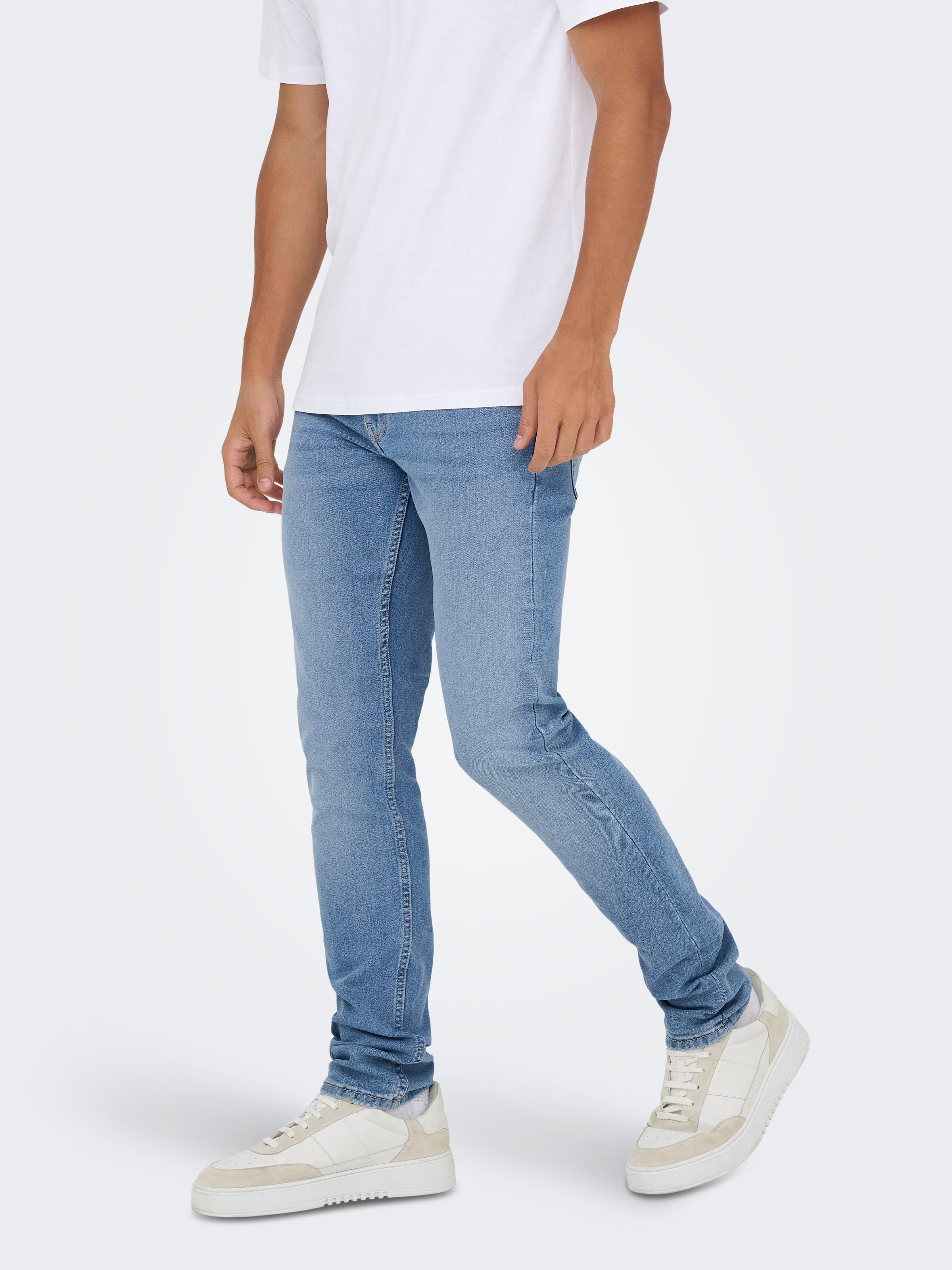 ONLY & SONS »ONSLOOM SLIM 5748 EY BOX JEANS MU« Baumwollmischung, slim fit