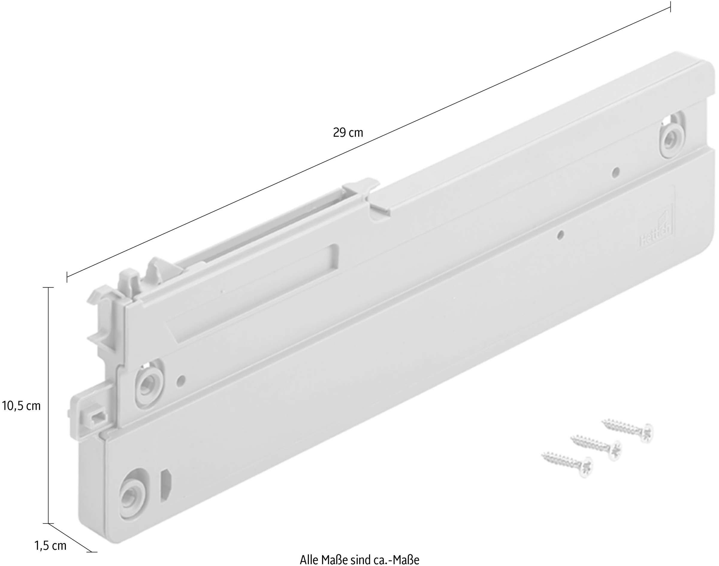 FORTE Türdämpfer, Türstopper Set, Dämpfung, robustes Material, einfache Montage