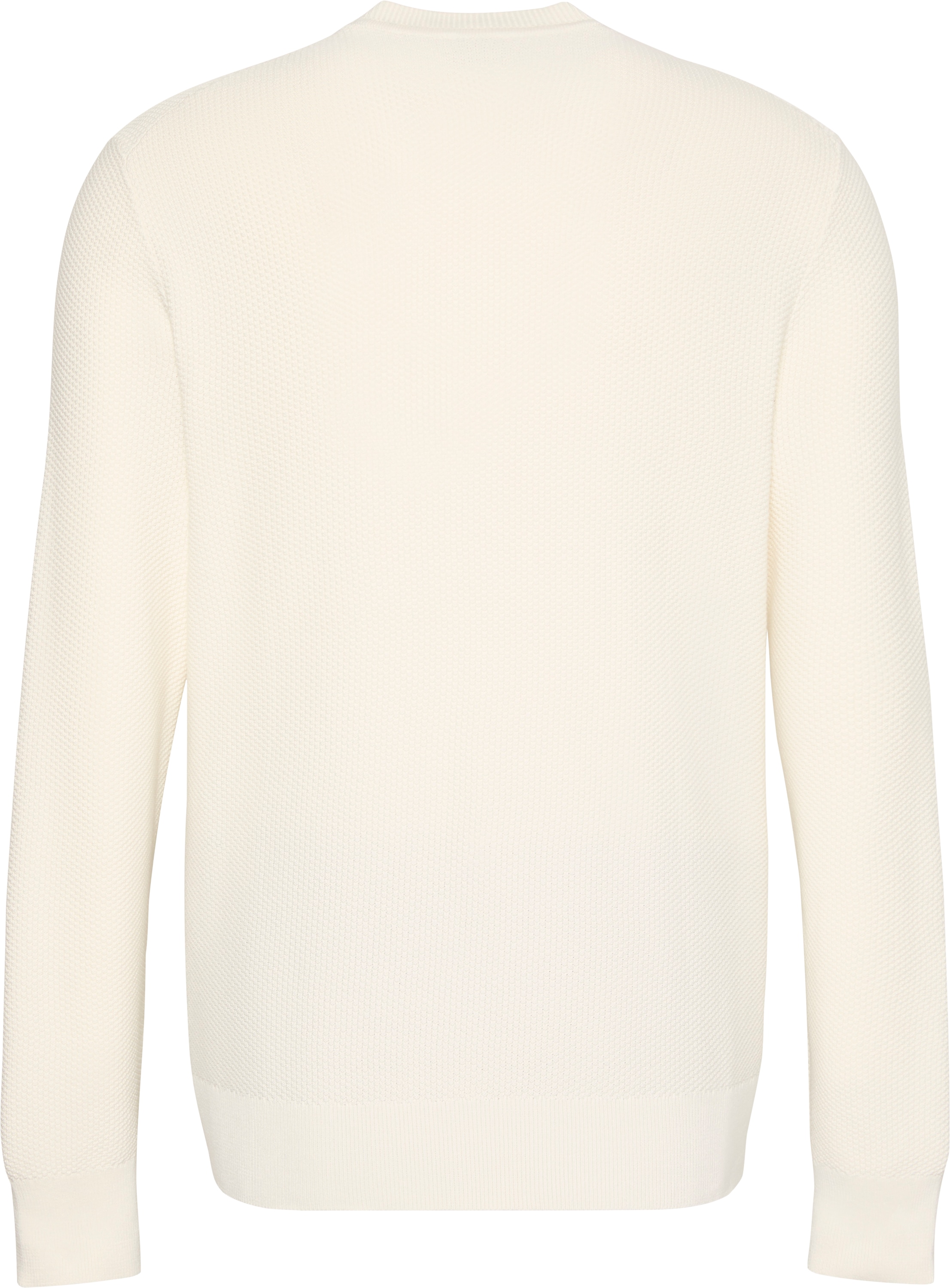 Calvin Klein Rundhalspullover »LS TEXTURED COTTON CREWNK SWEATE« Regular fit mit Rundhalsausschnitt