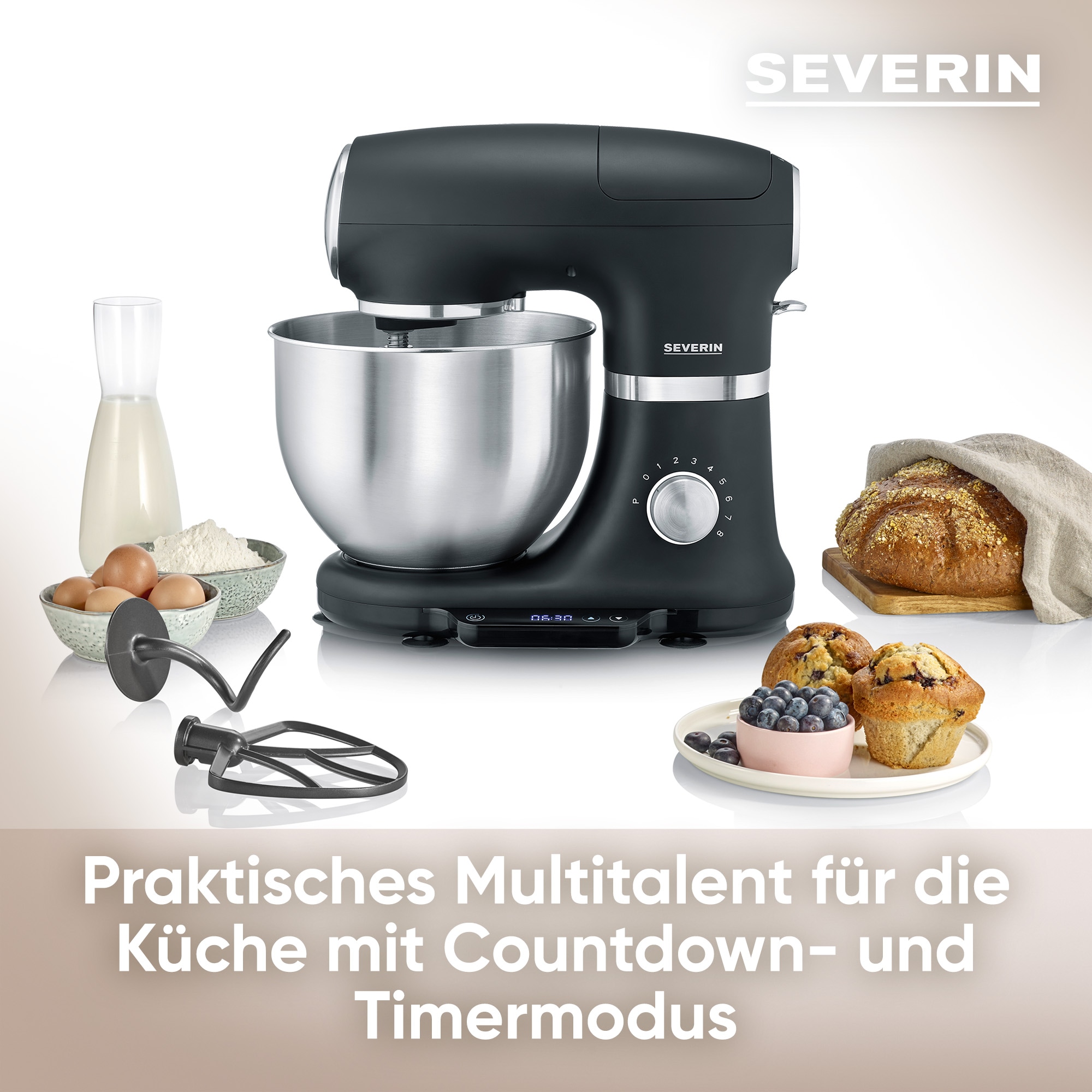 Severin Küchenmaschine »KM 3898 mit integrierter Waage«