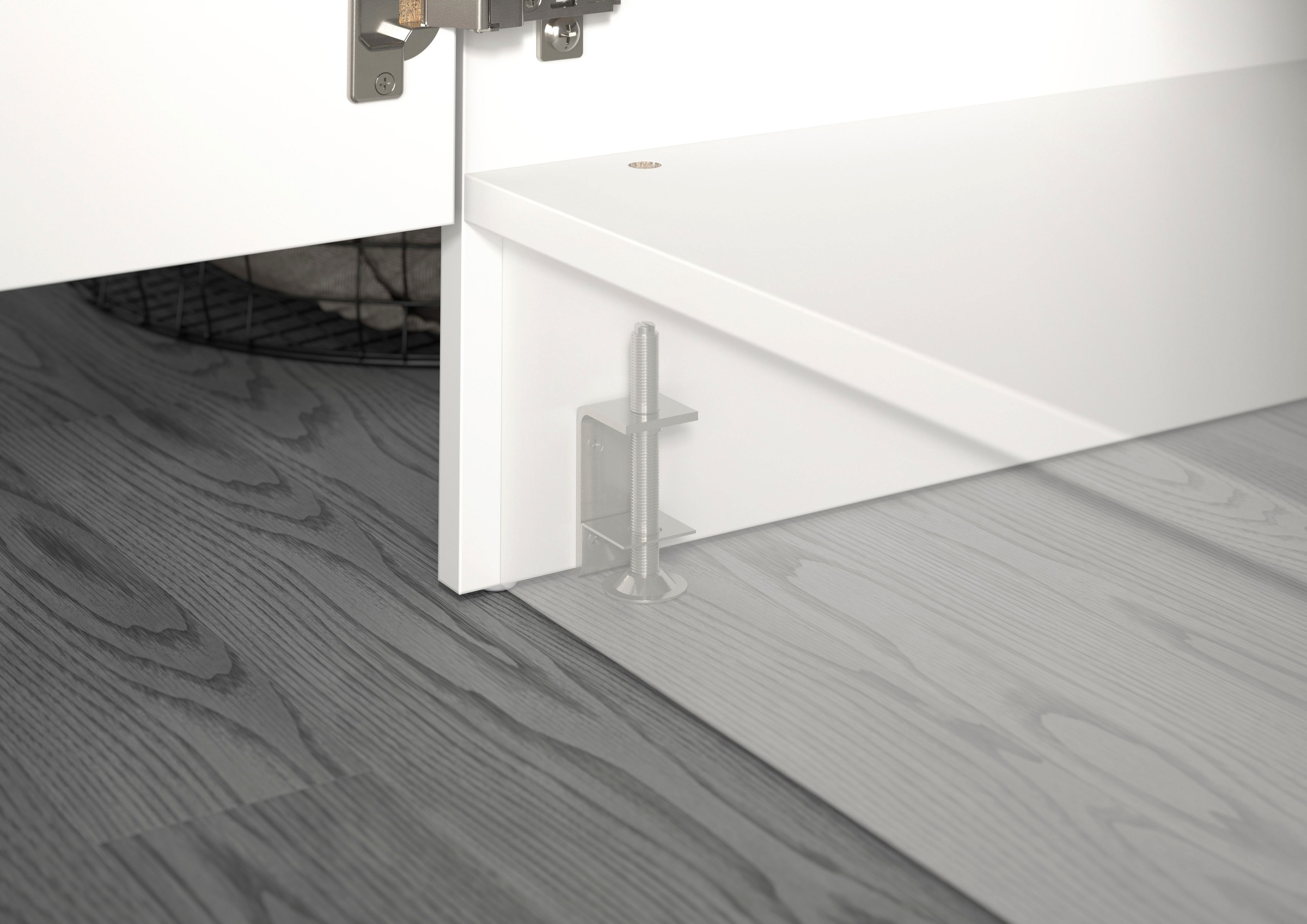 welltime Badmöbel-Set »FALAS, TOPSELLER!, 8-teilig, Hauswirtschaftsraum Set, Breite 300 cm« Set, Wäscheschrank, Hängeschrank,Standregal, Umbauschrank, Mehrzweckschrank, 8 Stk. tlg.