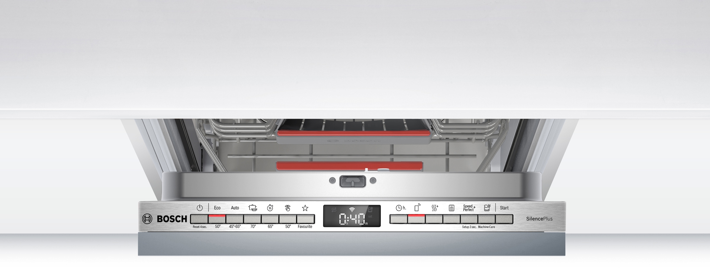 BOSCH vollintegrierbarer Geschirrspüler Serie 4 »SPV4HMX13E« 10 tlg. Maßgedecke Flexibles Beladen und Extra Dry für gründliches Trocknen