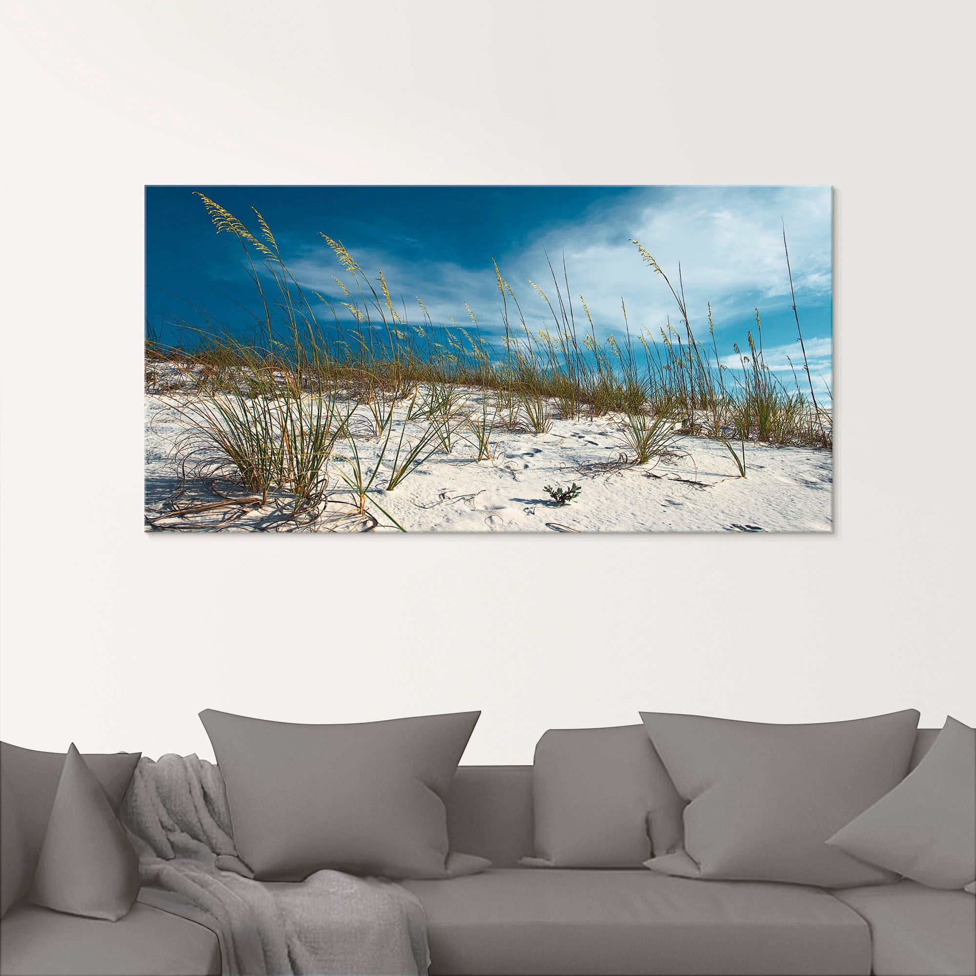 Artland Glasbild »Sanddüne und Gräser« Strand 1 Stk. tlg. in verschiedenen günstig online kaufen