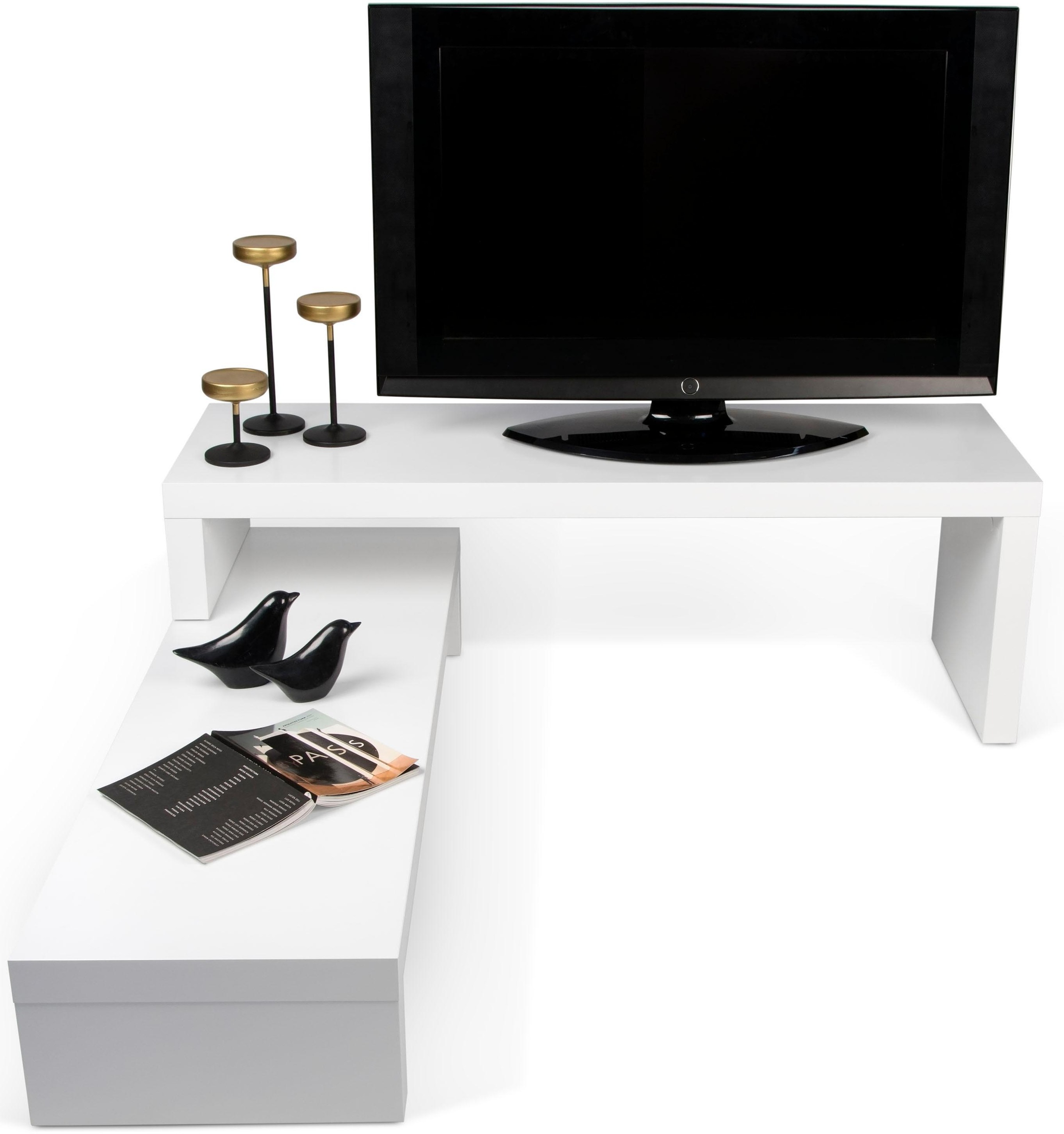 TemaHome Lowboard »Cliff«, Kommode in raffinierter Optik und aus schönem Holz, Breite 235 cm