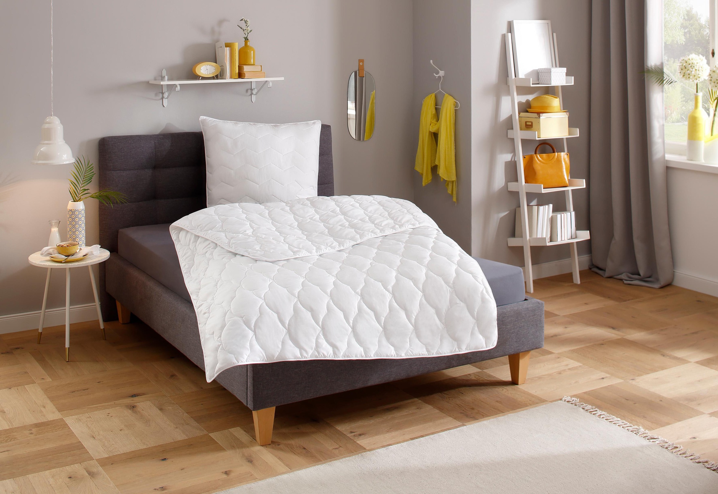 my home Microfaserbettdecke »Mondschein, Bettdecke 135x200 cm, 155x220 cm, günstig online kaufen