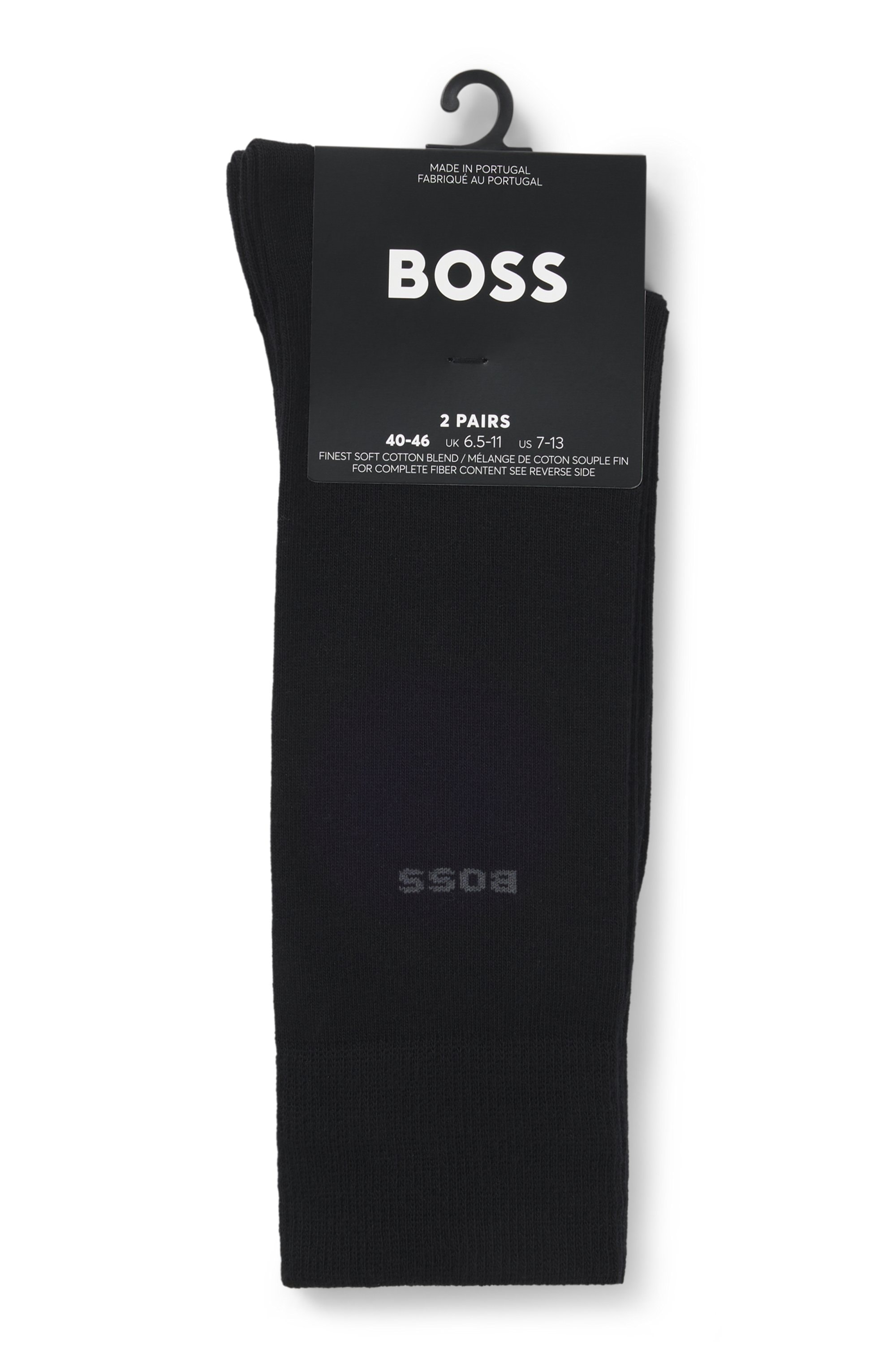BOSS Businesssocken »2P RS Uni CC«, (Packung, 2 Paar, 2er), mit Markenlogo