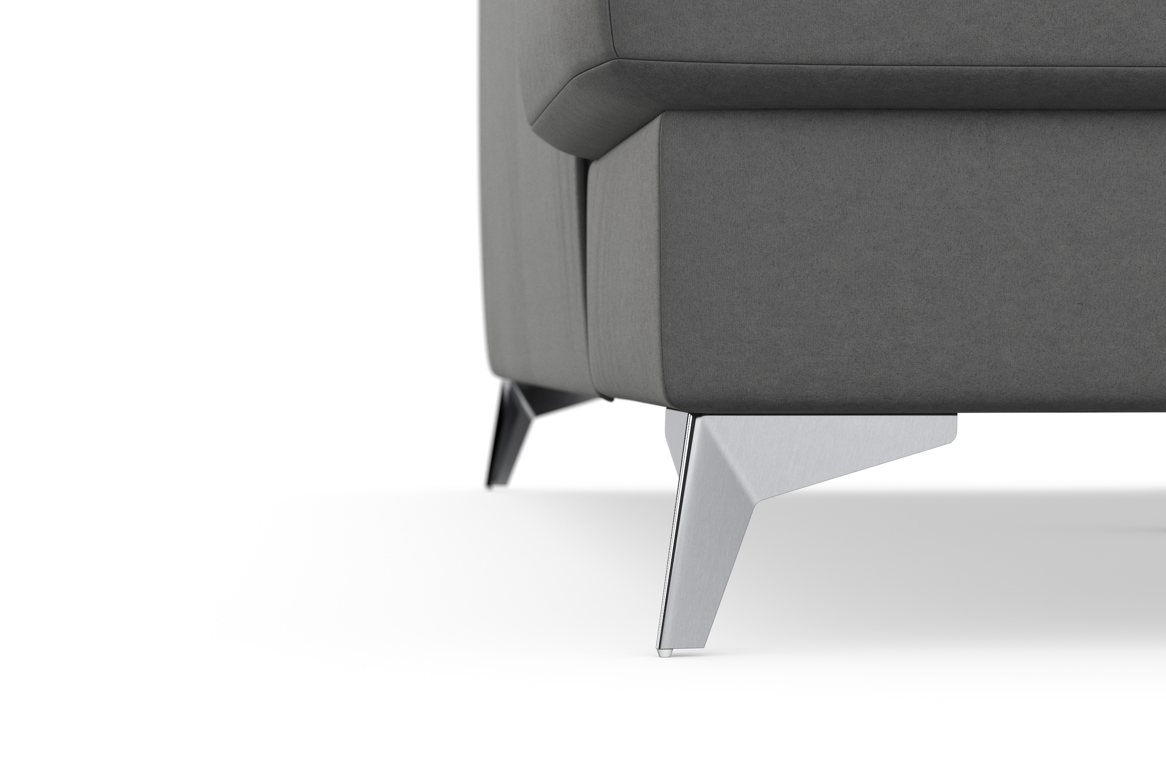 sit&more Ecksofa »Sinatra L-Form« mit Ottomane, optional mit Kopfteilverstellung und Armteilfunktion