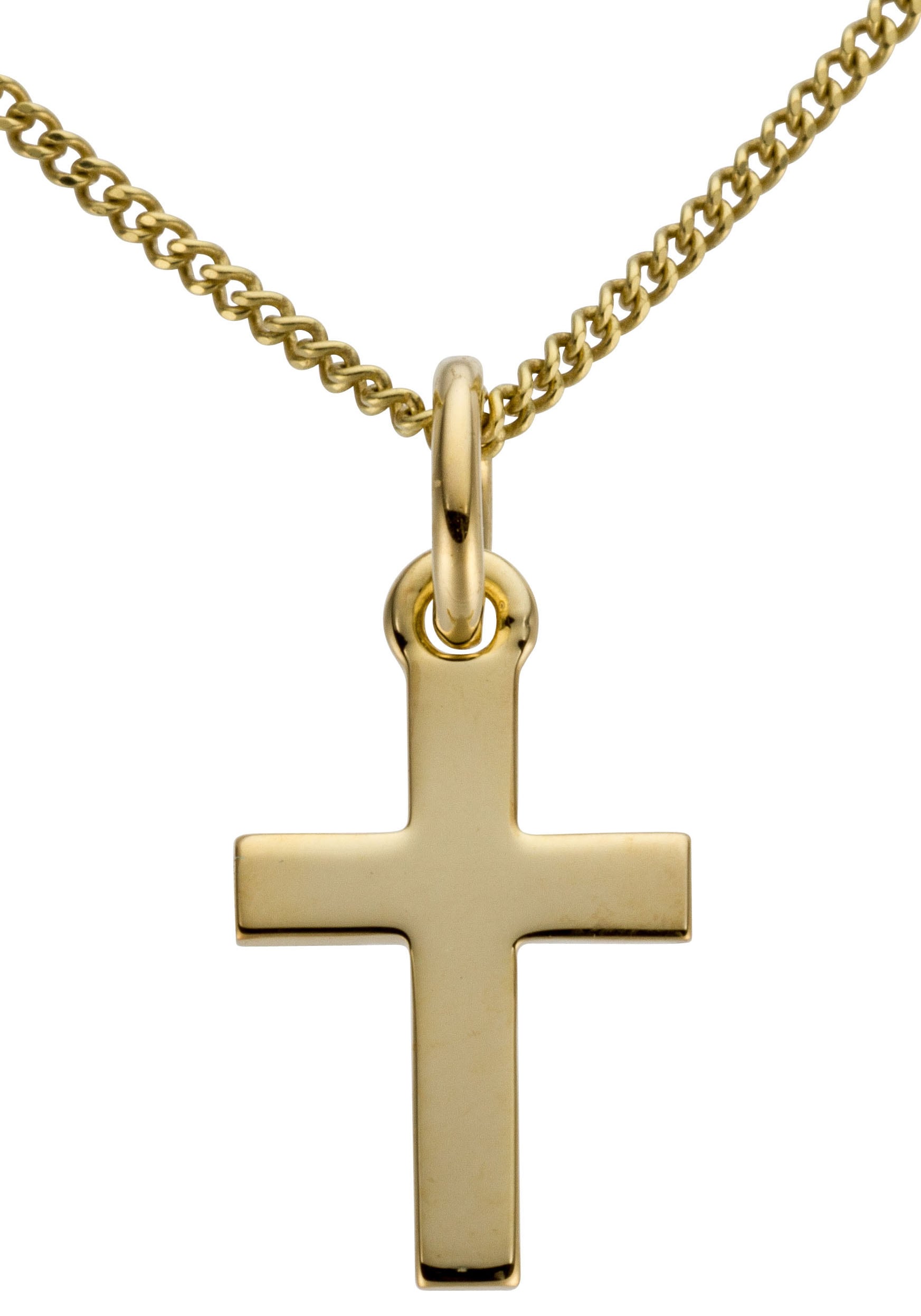 Goldkette shoppen online mit bequem Kreuz
