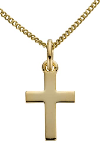 Goldkette mit Kreuz bequem online shoppen