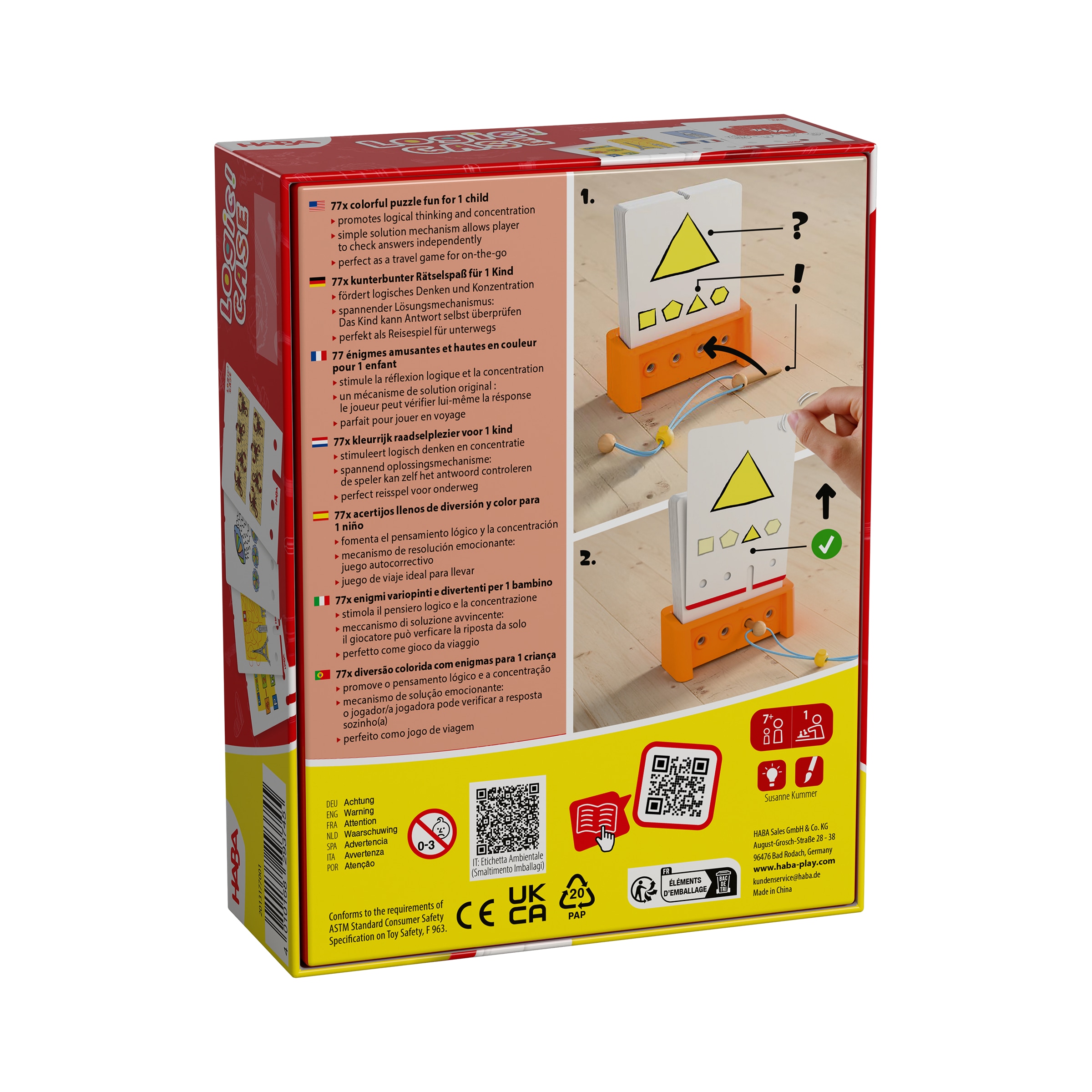 Haba Spiel »LogicCASE Starter Set 7+, Solo Challenge«