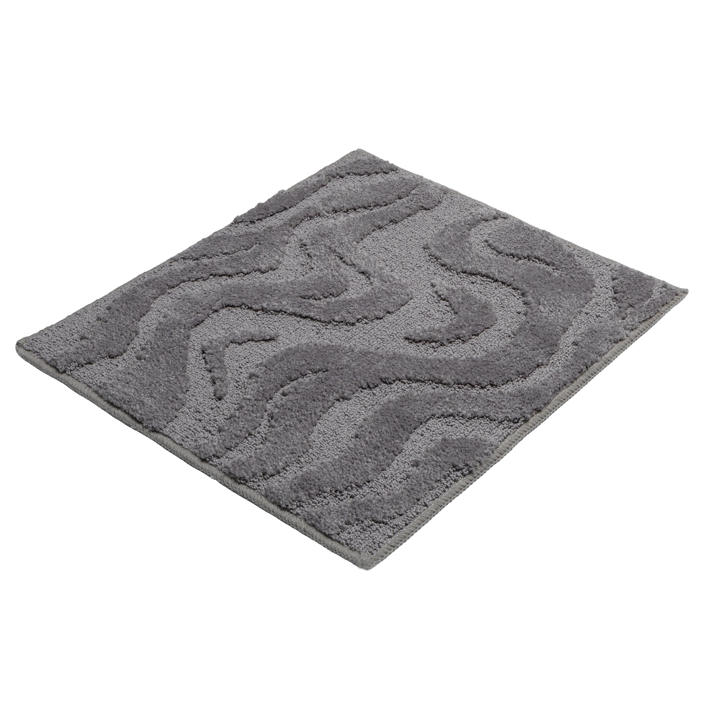 OTTO home Badematte »Wave, Badvorleger, Badezimmer Teppich« Höhe 10 mm rutschhemmend beschichtet fußbodenheizungsgeeignet | schnell trocknend Hoch-Tief-Effekt, modernes Muster, Welle, Badteppich, Duschvorleger