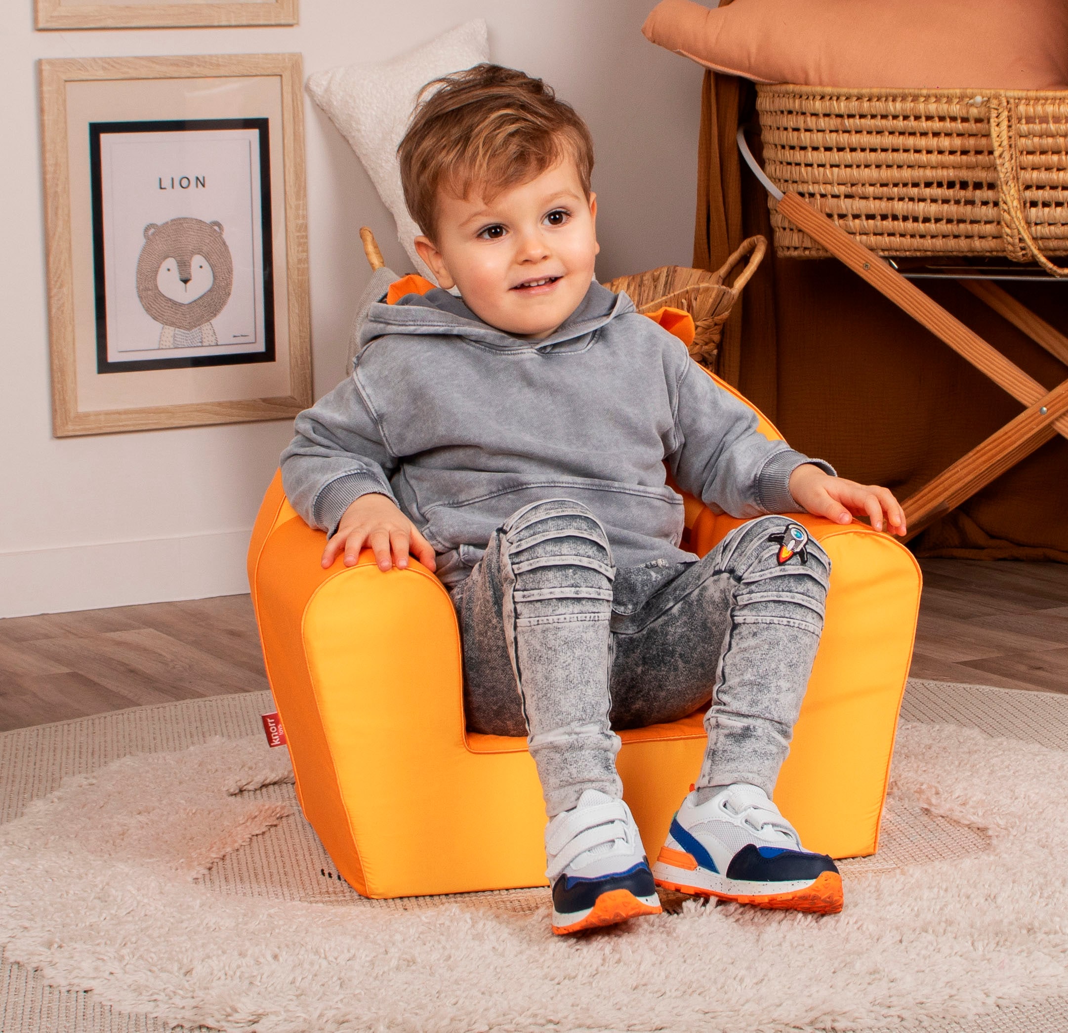 Knorrtoys® Sessel »Tiger«, für Kinder; Made in Europe