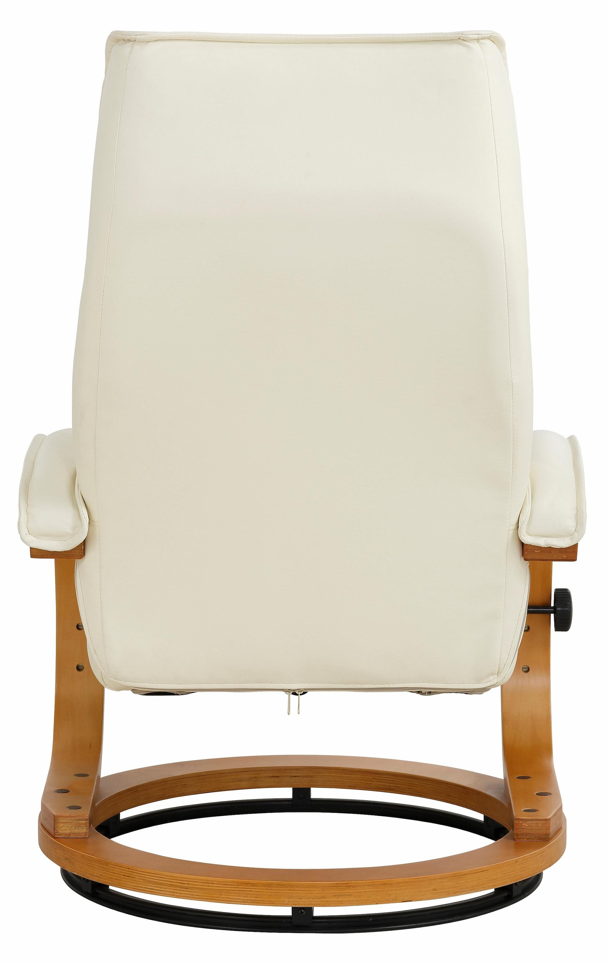 Home affaire Relaxsessel »Paris, TV-Sessel mit Hocker und manueller Liegefunktion«, (Set, 2 St., bestehend aus Sessel und Hocker), Set (Sessel und Hocker), Dreh- und Kippfunktion, NaturLEDER®