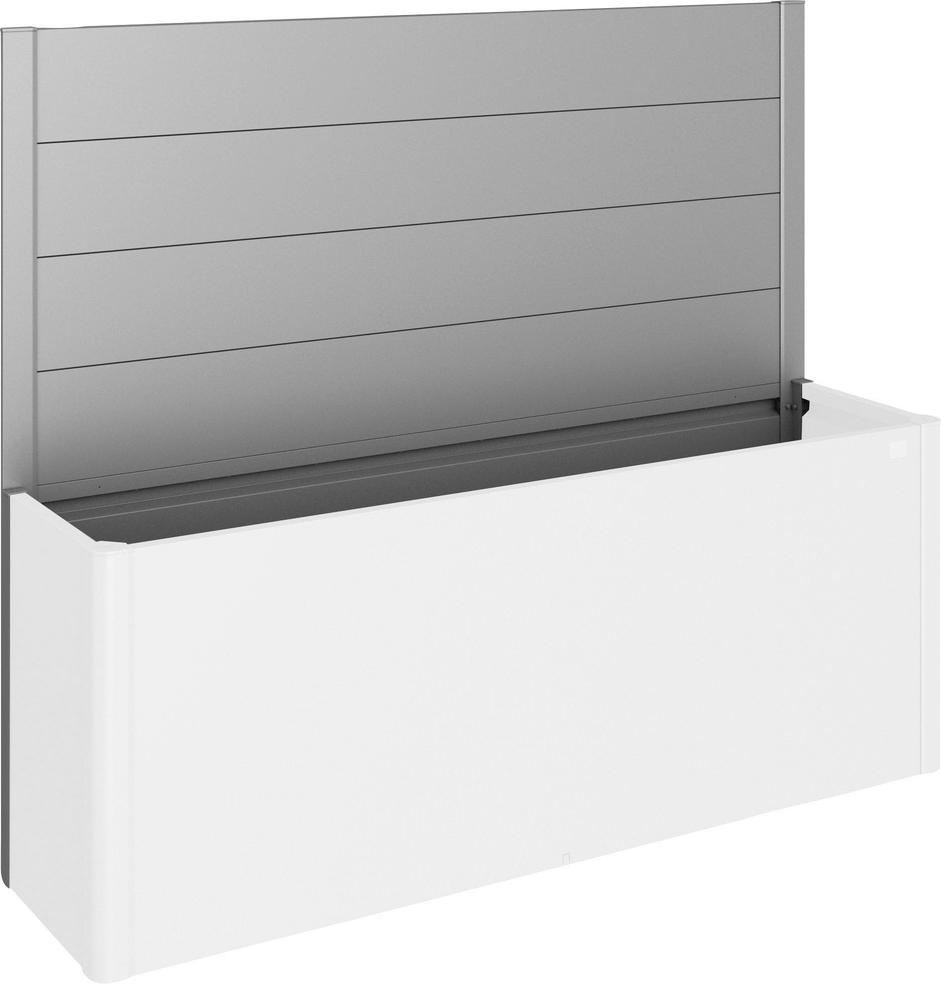 BIOHORT Sichtschutzelement für Hochbeet Belvedere 200, LxH: 201x91 silberfarben-metallic