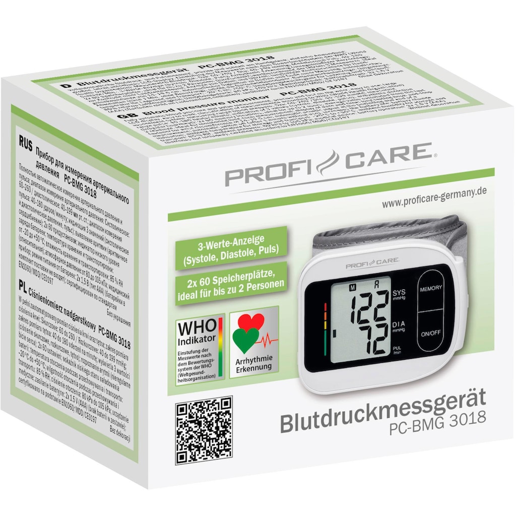 ProfiCare Blutdruckmessgerät »PC-BMG 3018«