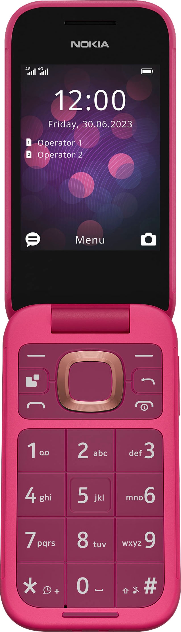 Nokia Klapphandy »2660 Flip«, MP schwarz, 7,11 GB Zoll, 0,3 Speicherplatz, auf bestellen Rechnung 0,13 cm/2,8 Kamera