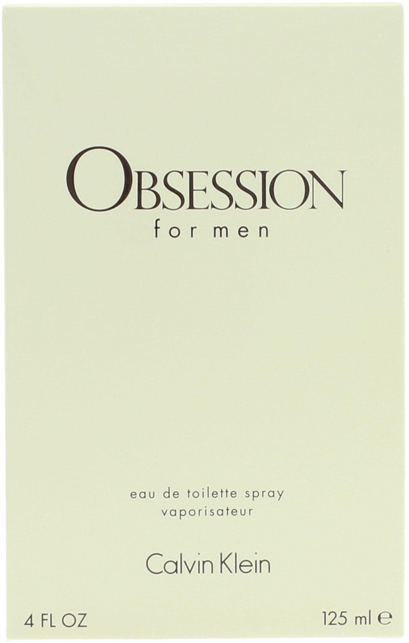 Calvin Klein Eau de Toilette »Obsession For Men«, mit hochwertigen Inhaltsstoffen