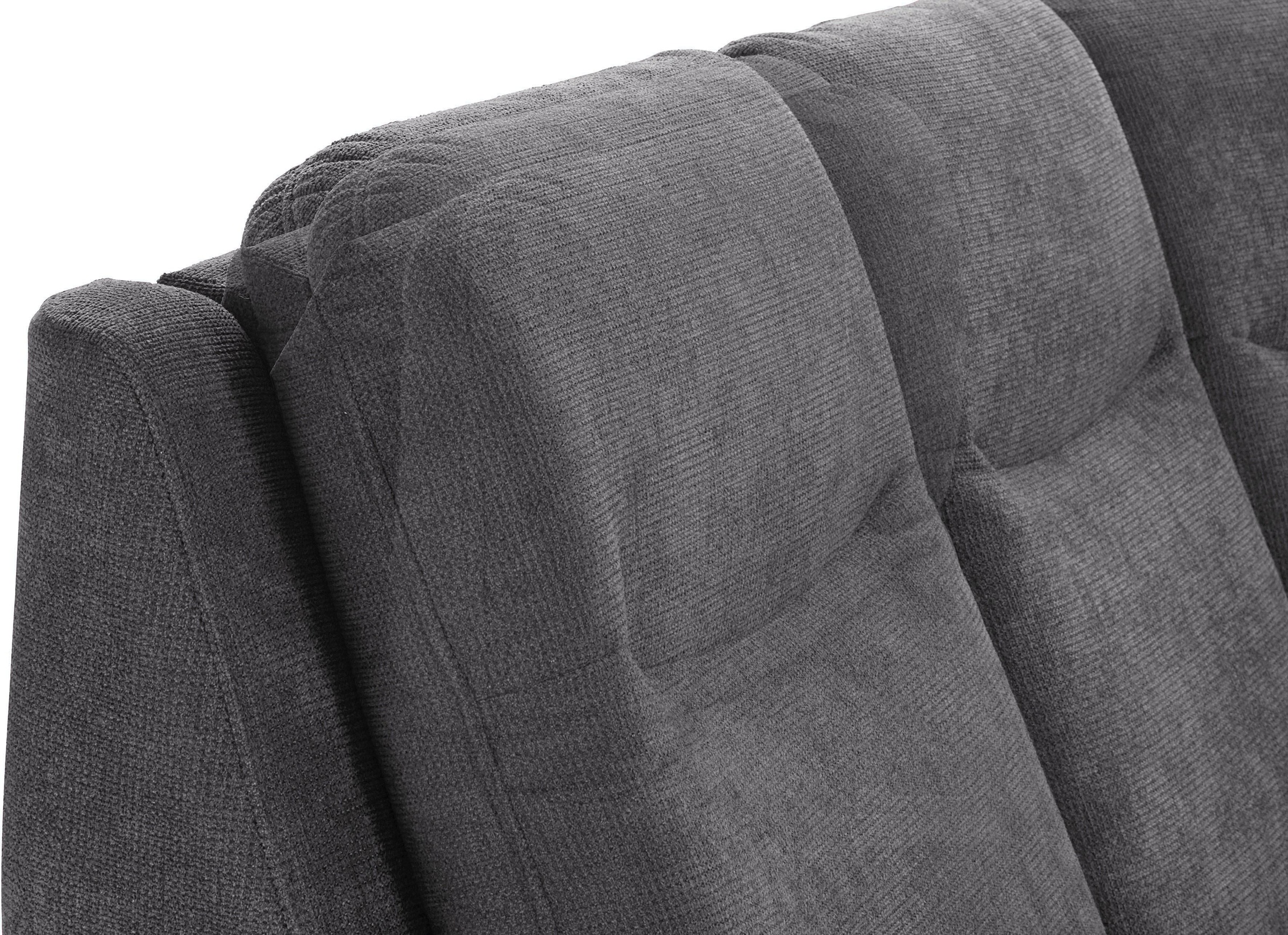 sit&more Ecksofa »Boccaccio L-Form«, mit Federkern und Kopfteilverstellung, wahlweise mit Bettfunktion