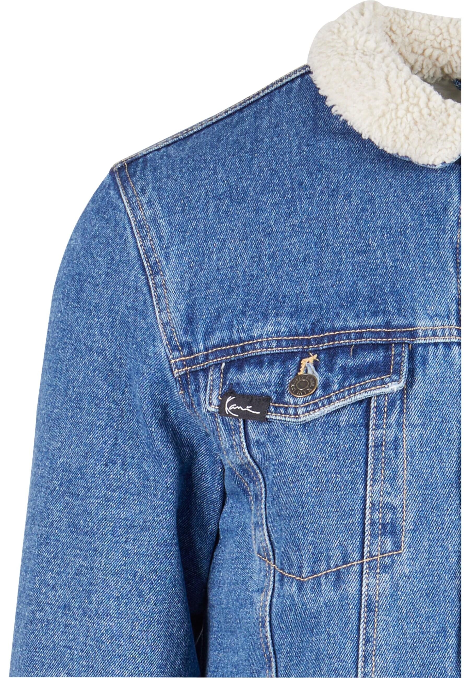 Karl Kani Jeansjacke »Karl Kani Herren KM224-062-1 KK Old English Denim Jacket« 1 Stk. tlg. ohne Kapuze