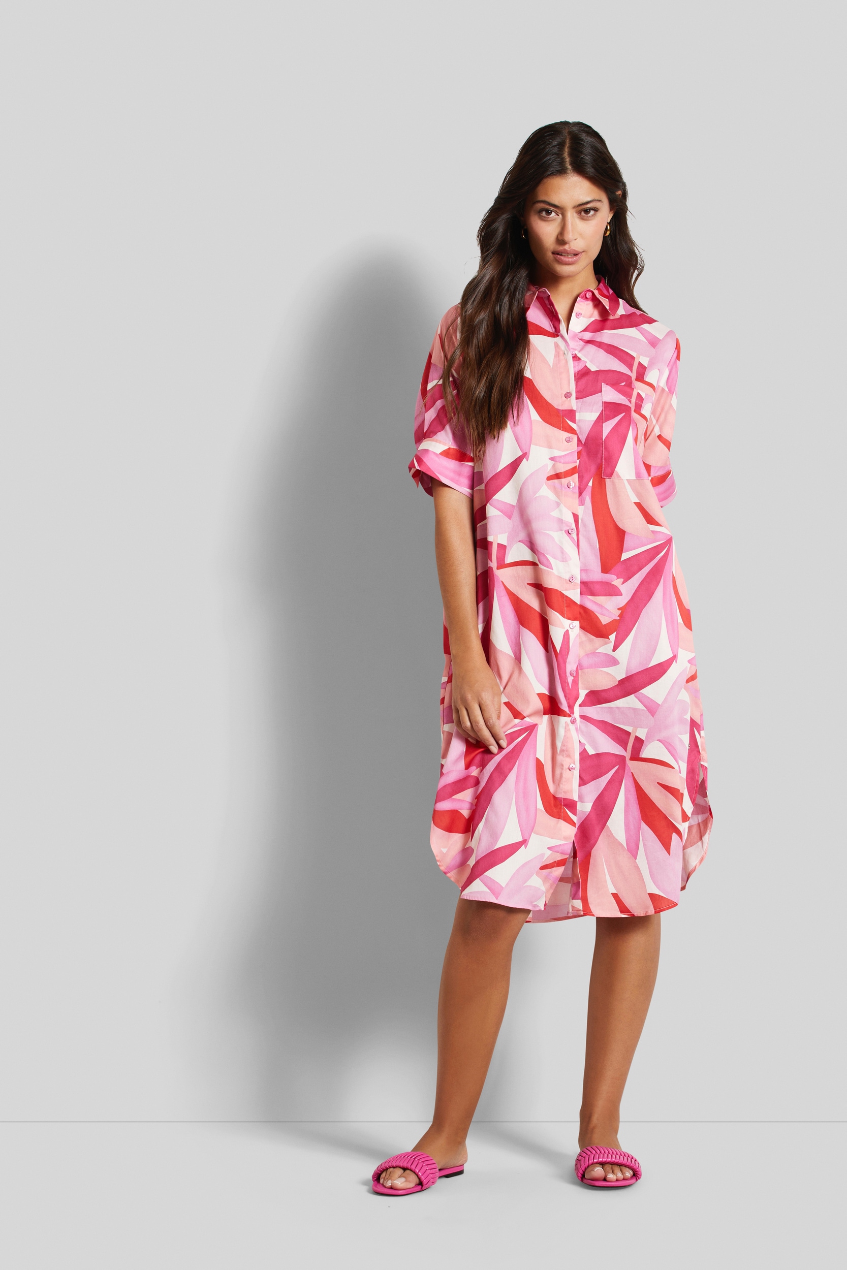 bugatti Blusenkleid, mit kurzen Ärmeln