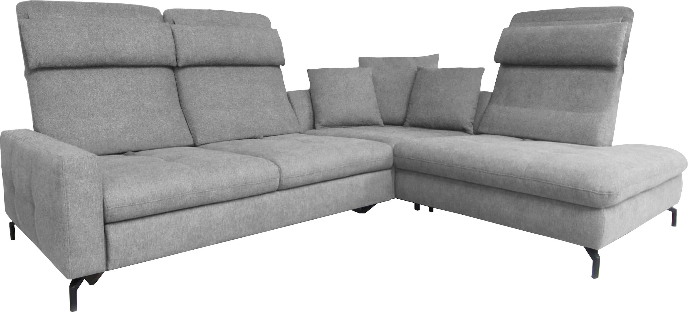 alina Ecksofa »Louis«, Breite 260 cm, Rückenlehnenverstellung, wahlweise mit Bettfunktion