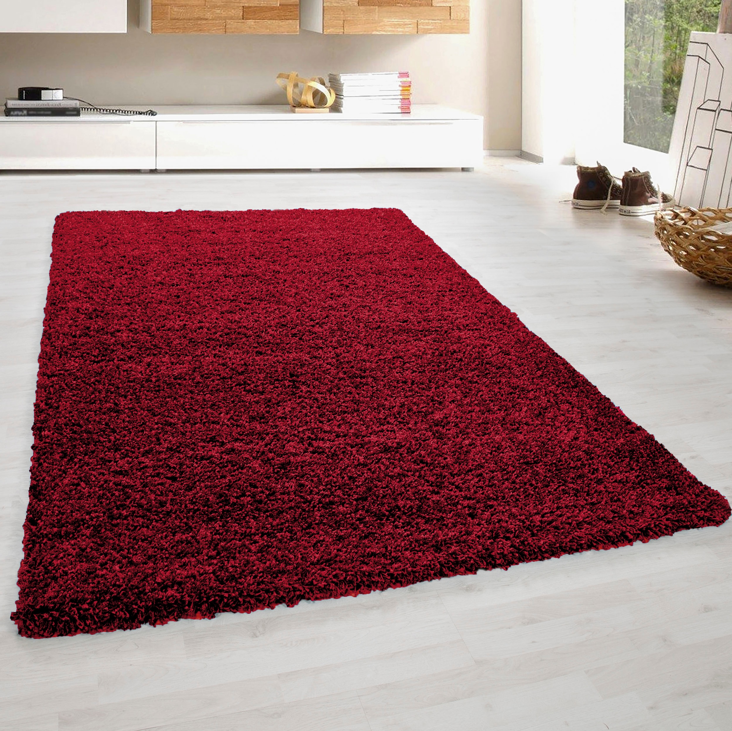 Bild von Bruno Banani Hochflor-Teppich »Shaggy Soft«, rechteckig