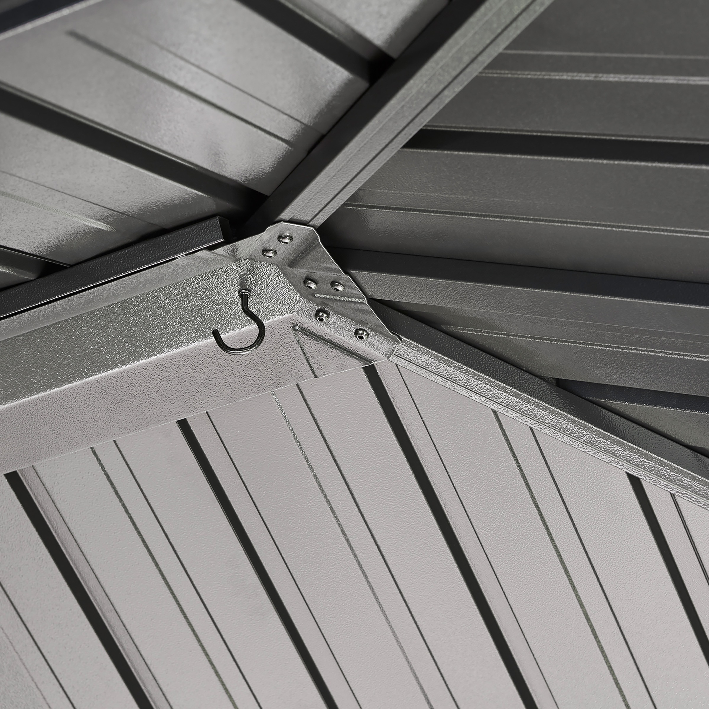 Sojag Pavillon »Malta 1014 Schwarz« 305x430x271cm, massive Konstruktion aus Aluminium