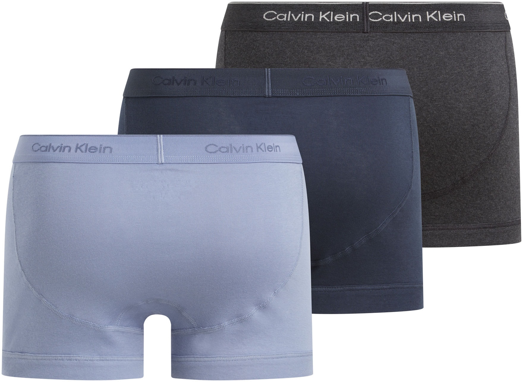 Calvin Klein Underwear Boxershorts »TRUNK 3PK«, (Packung, 3er-Pack), mit Logo-Elastikbund