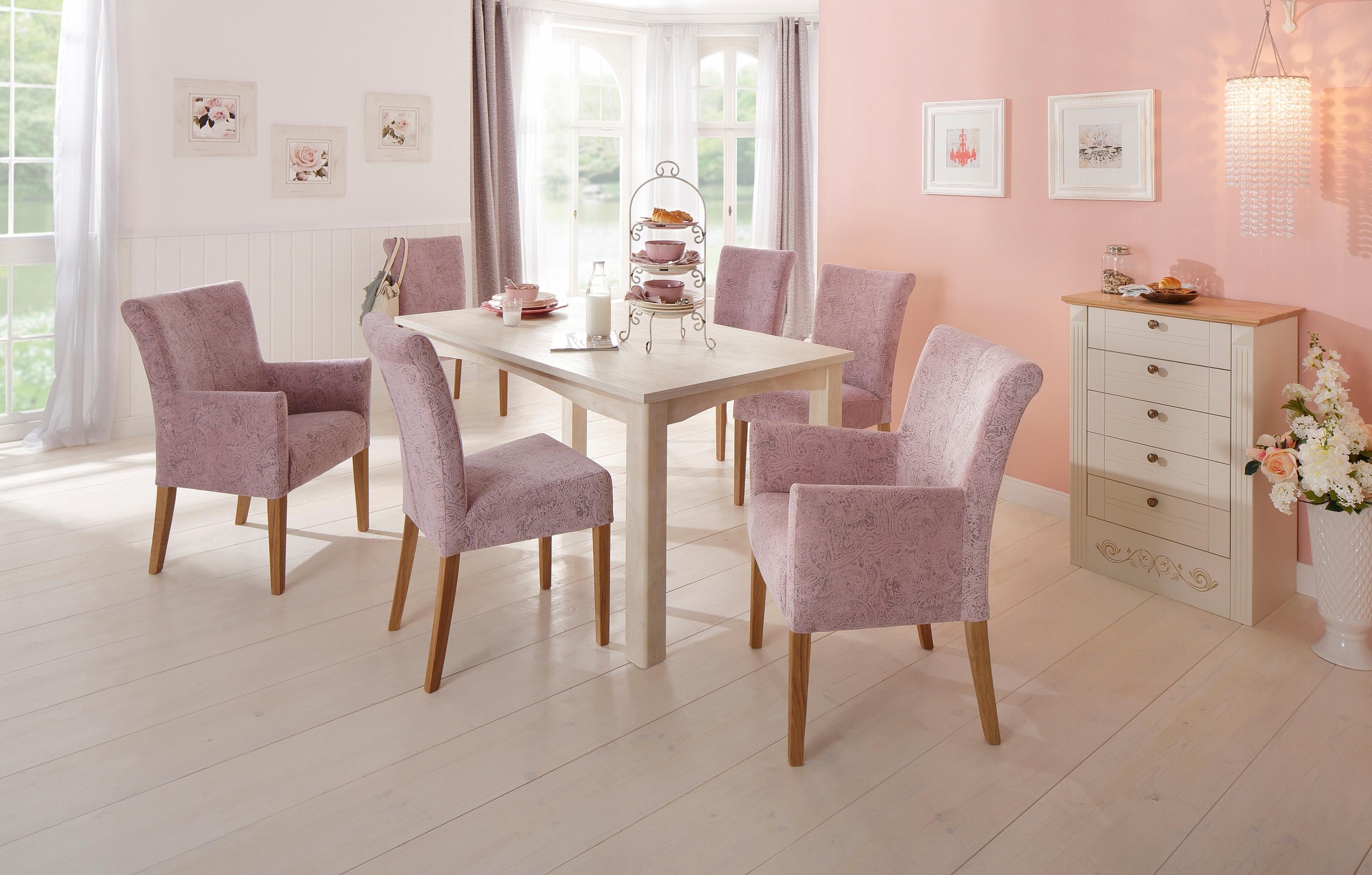 Home affaire Esszimmerstuhl »Queen Polsterstuhl BESTSELLER«, (Set), 2 St., günstig online kaufen