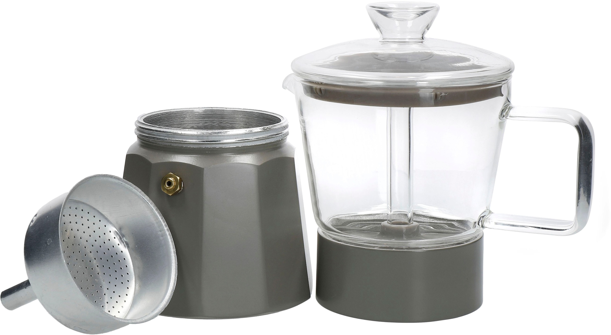 La Cafetière Espressokocher »La Cafetière«, 290 l Kaffeekanne, Aus hochwertigem, rostfreiem Edelstahl mit induktionsgeeignetem Boden