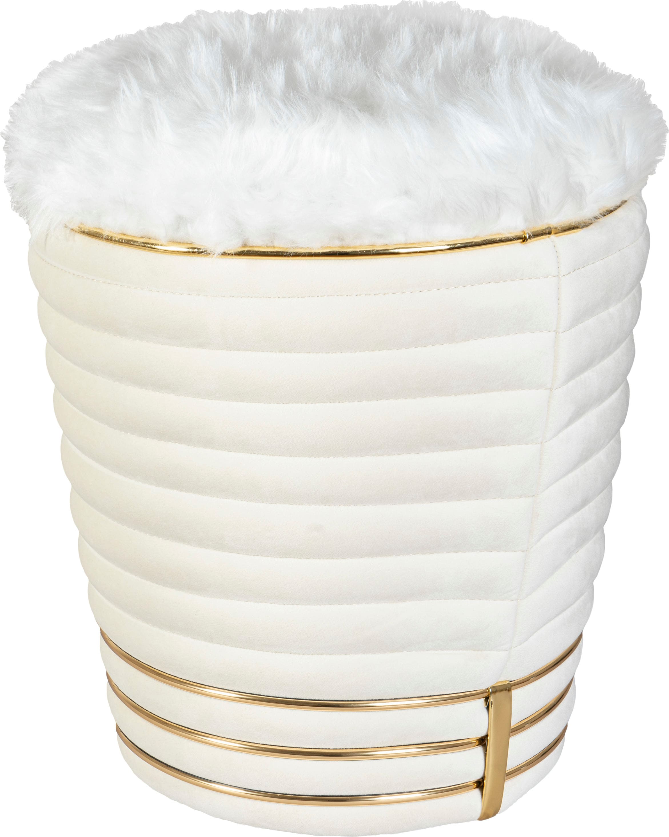 Kayoom Sitzhocker »Hocker Doric, trendiger Look, ästhetische Farbgebung, schöne Steppung«, (1 St.), komfortabel, hochqualitativ, pflegeleicht, hochwertige Materialien