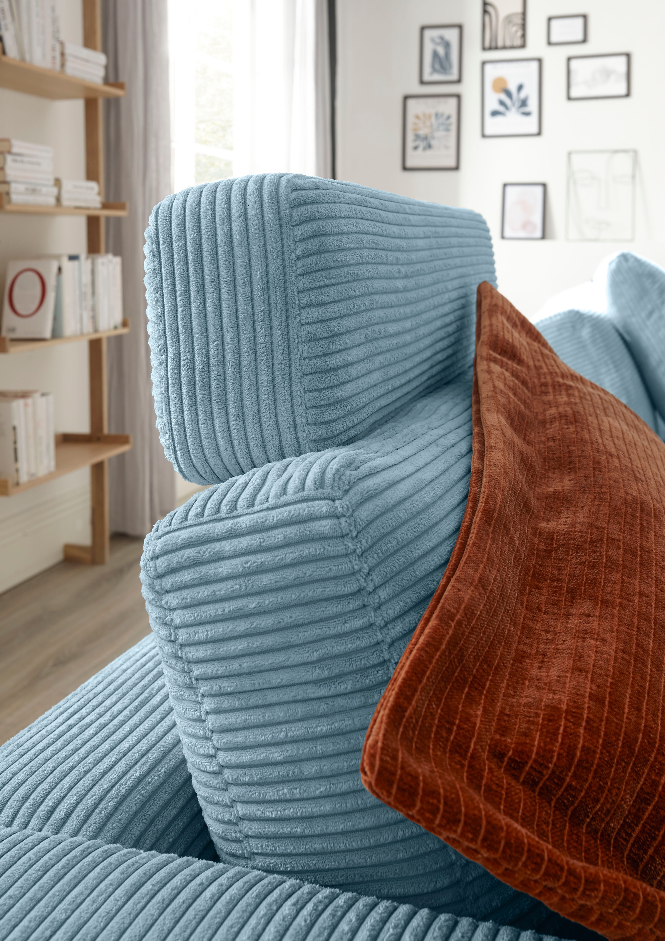 Musterring Wohnlandschaft »Lucia U-Form«, Verschiedene Farben, inkl. Kopfstütze, Gesamtbreite 434 cm