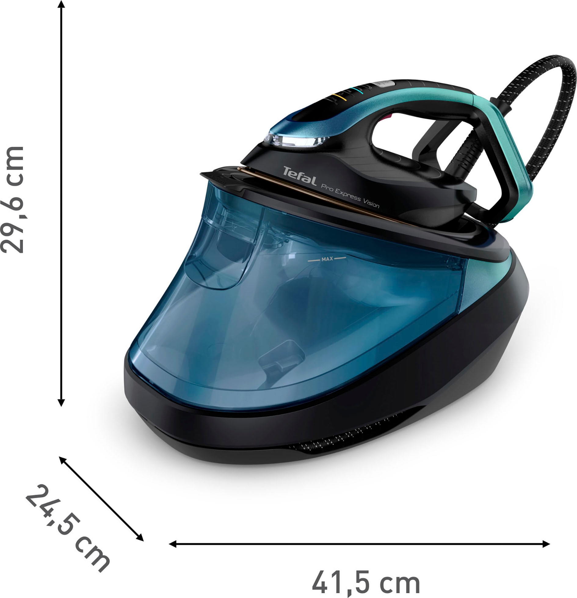 Tefal Dampfbügelstation »GV9822.DT2024 Pro Express Vision Dampfbügelstation«