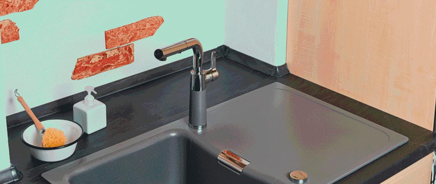 Schock Küchenarmatur »SC-540 SB« ausziehbar, Strahl-Brause, Rückflussverhinderer, Schwenkbereich 120°