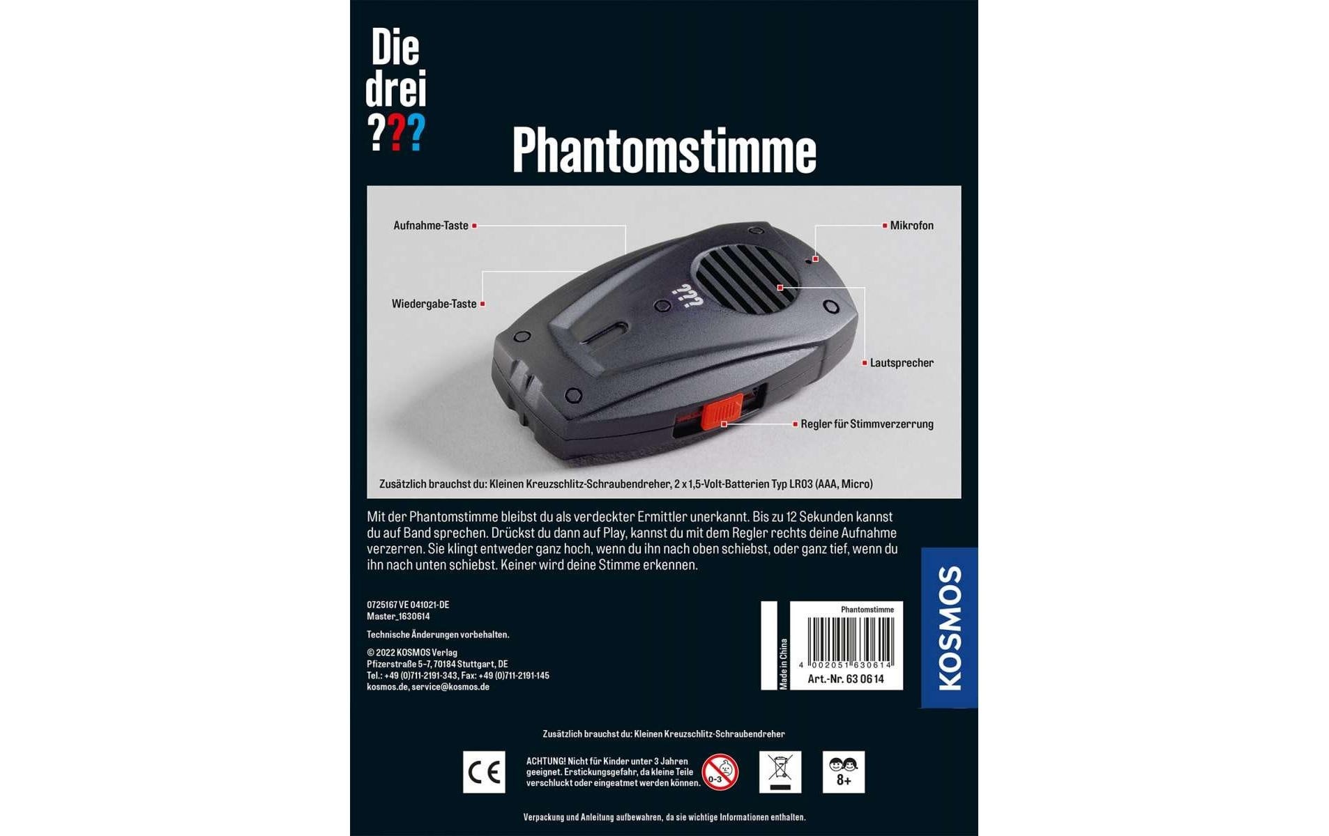 Kosmos Spiel »Die drei ??? Phantomstimme«