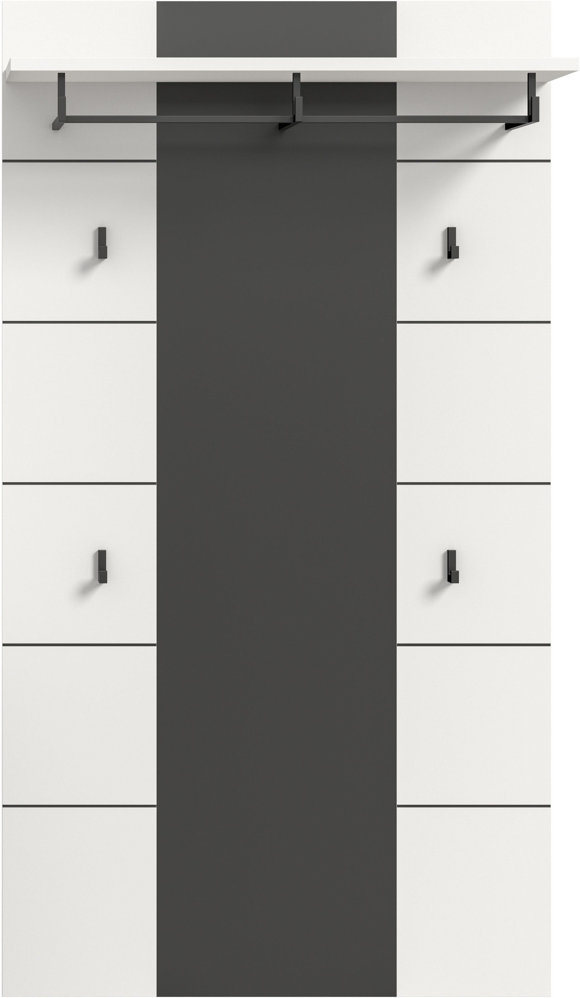 INOSIGN Garderobenpaneel »REHAT, TOPSELLER!, Höhe 145 cm, Hutablage, 4 Hake günstig online kaufen