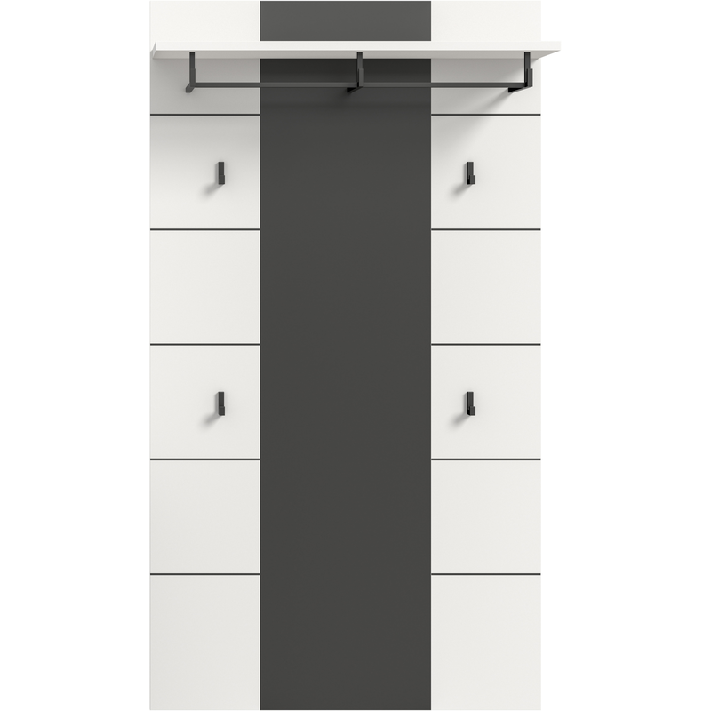 INOSIGN Garderobenpaneel »REHAT, TOPSELLER!, Höhe 145 cm, Hutablage, 4 Haken, Garderobenstange« in verschiedenen Farben erhältlich, 1 Stk. tlg....