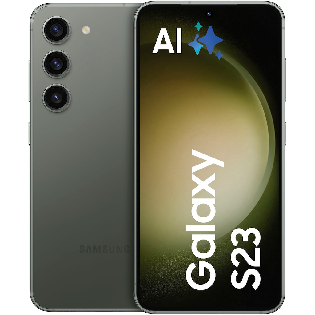 Samsung Smartphone »Galaxy S23, 128 GB«, grün, 15,39 cm/6,1 Zoll, 128 GB Speicherplatz, 50 MP Kamera