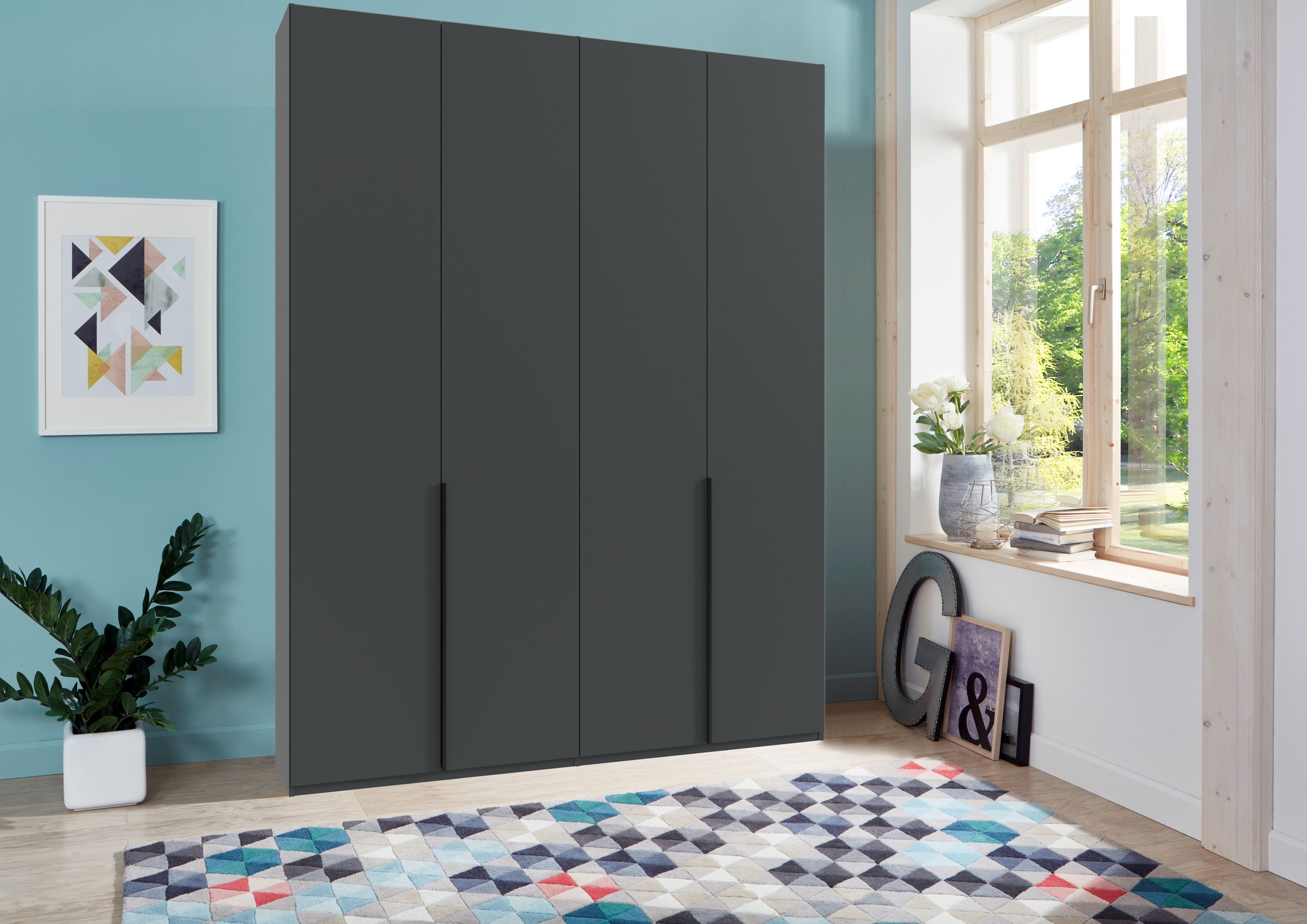 Wimex Kleiderschrank »Mugano,in 5 Breiten,2 Höhen,2 Tiefen, viele Farben, M günstig online kaufen